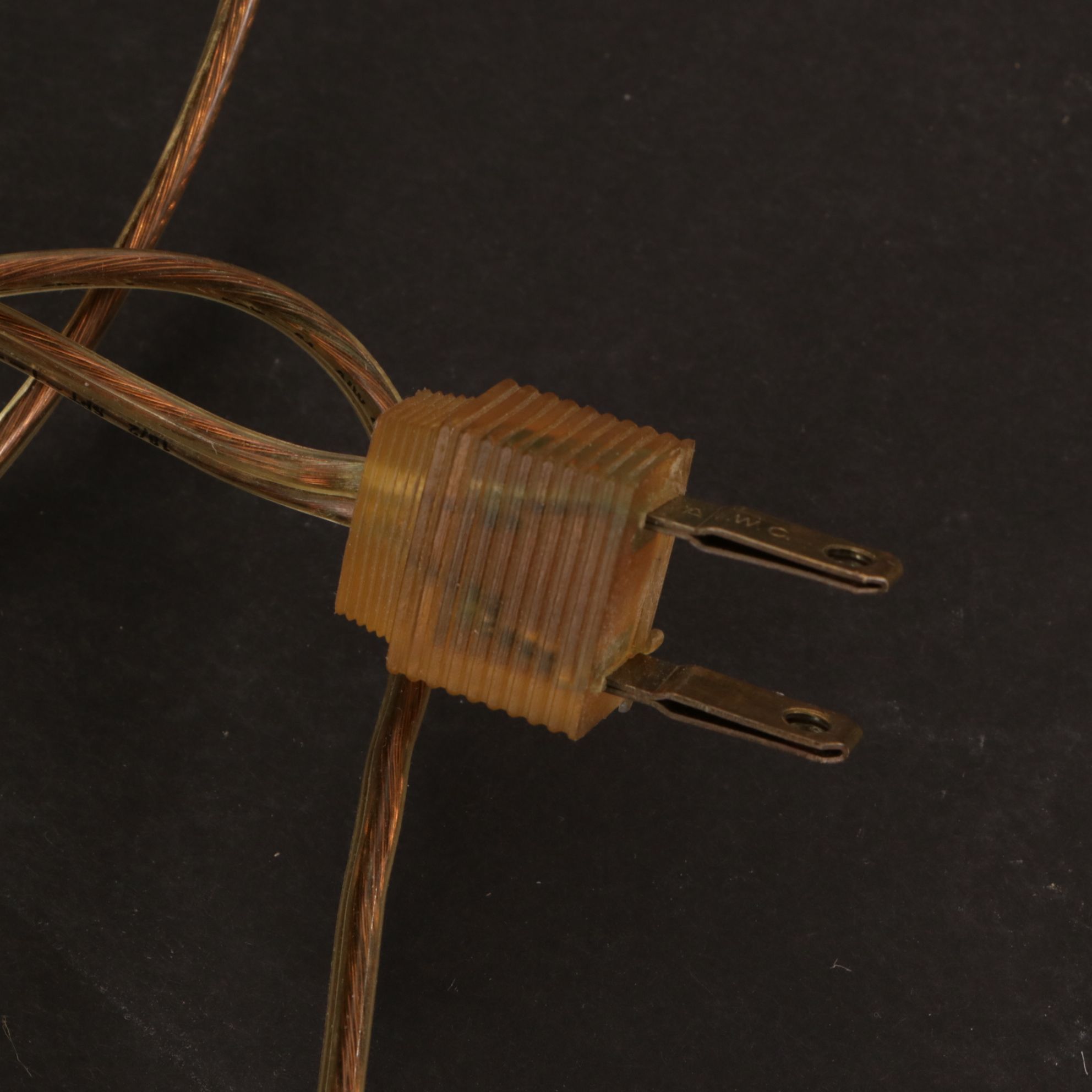 Cut Glass Mantle Luster Table Lamps with Hanging Prisms