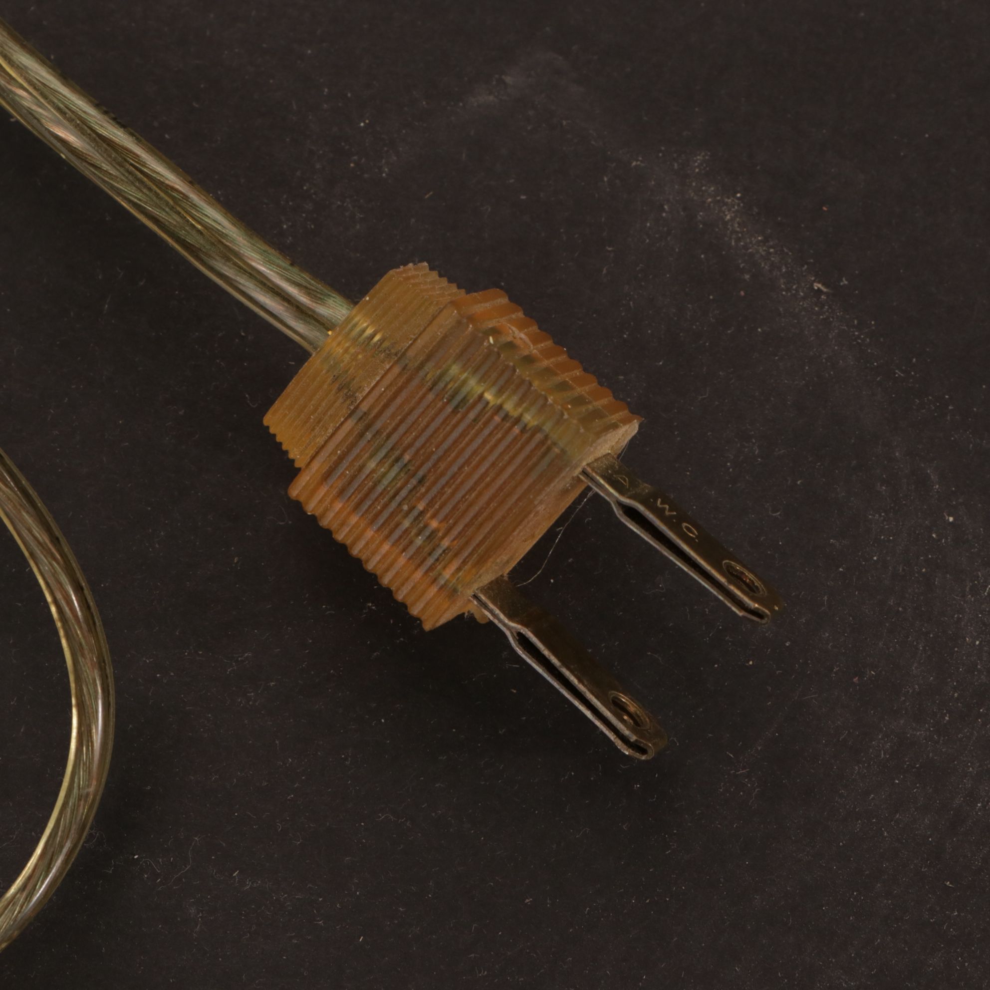 Cut Glass Mantle Luster Table Lamps with Hanging Prisms