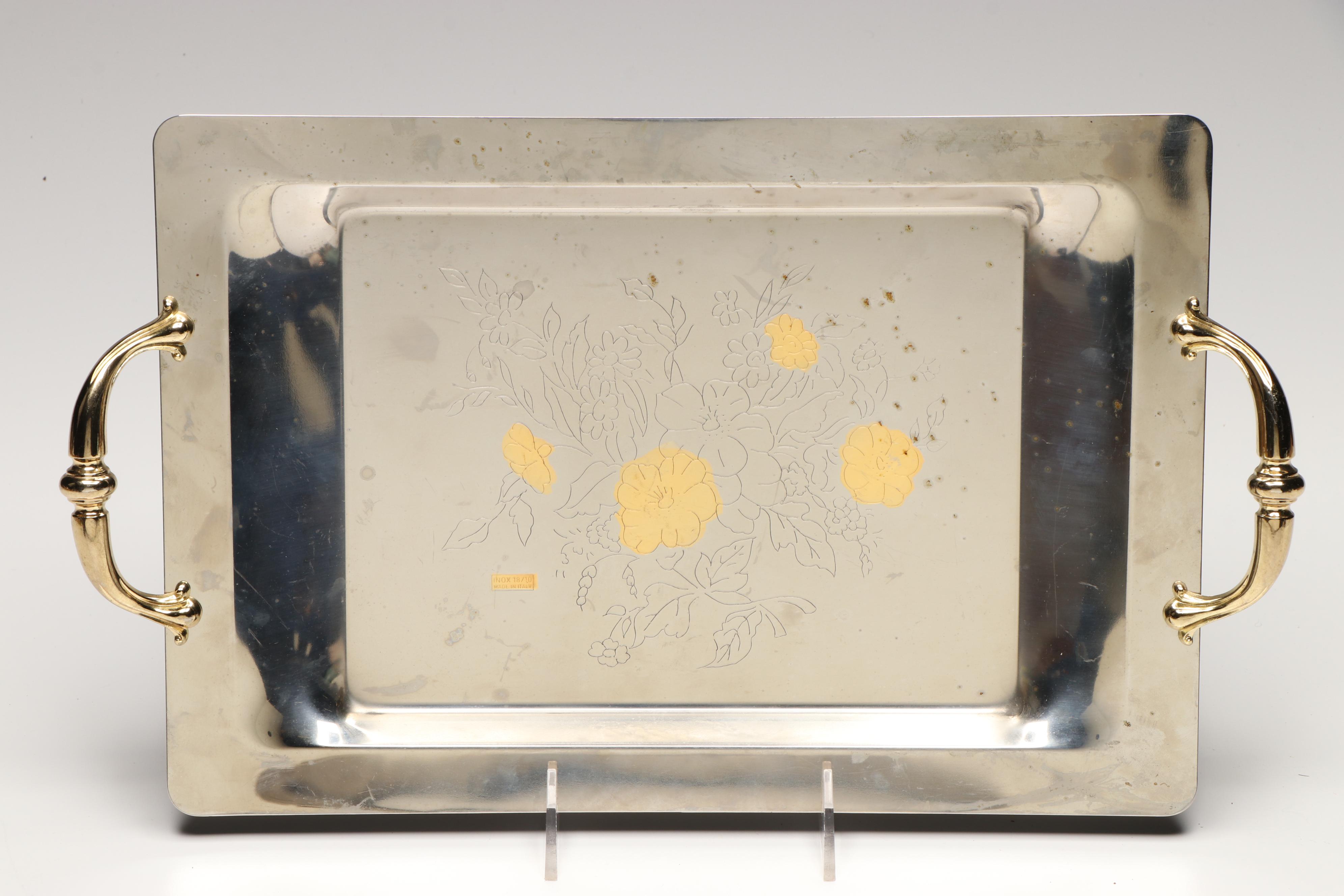 Hobnail Glass Vase, Oneida Paul Revere Metal Bowl, and More Table Décor