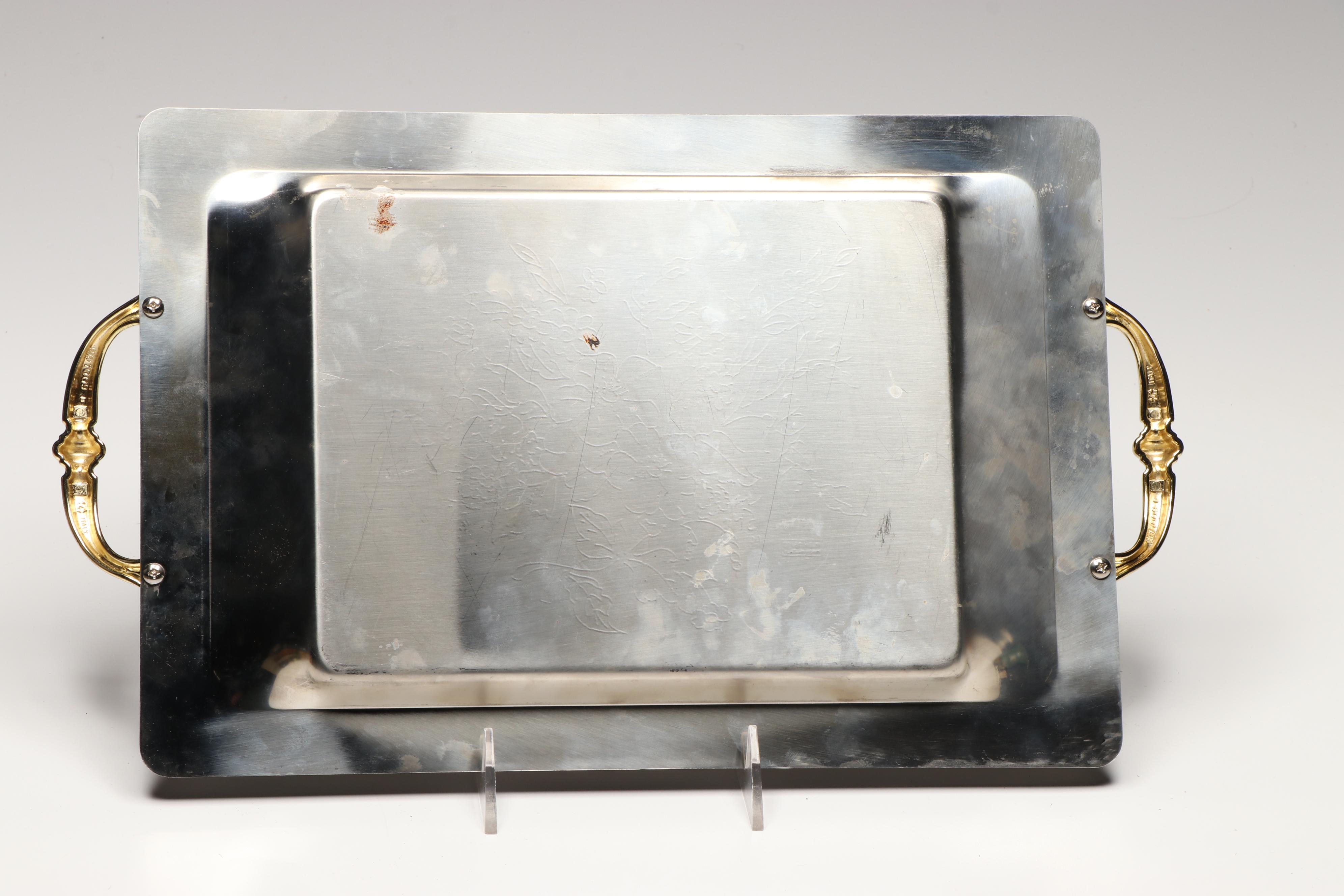 Hobnail Glass Vase, Oneida Paul Revere Metal Bowl, and More Table Décor