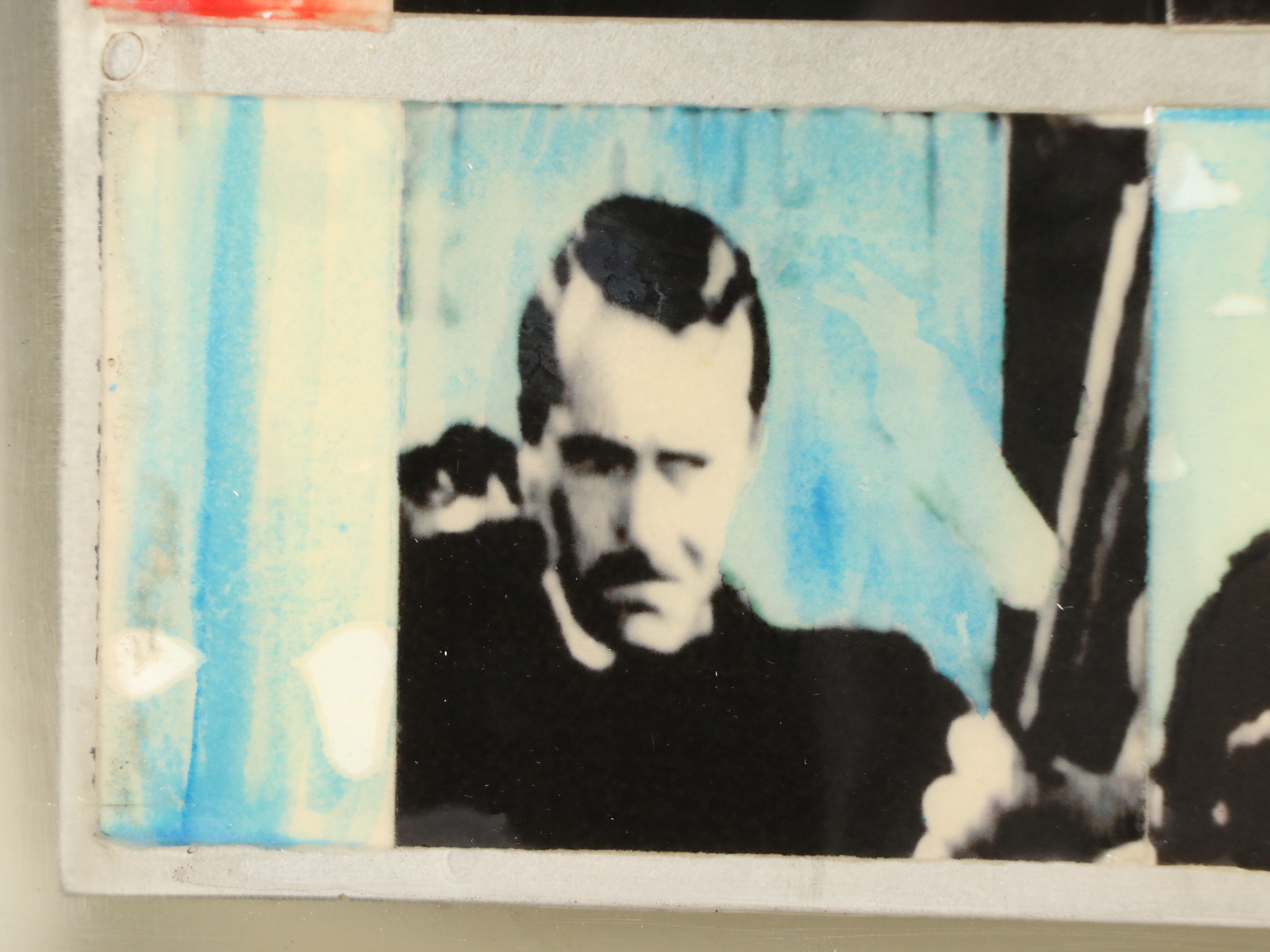 Chris Hoeting Hand-Colored Photomechanical Print of Film Stills, 21st Century