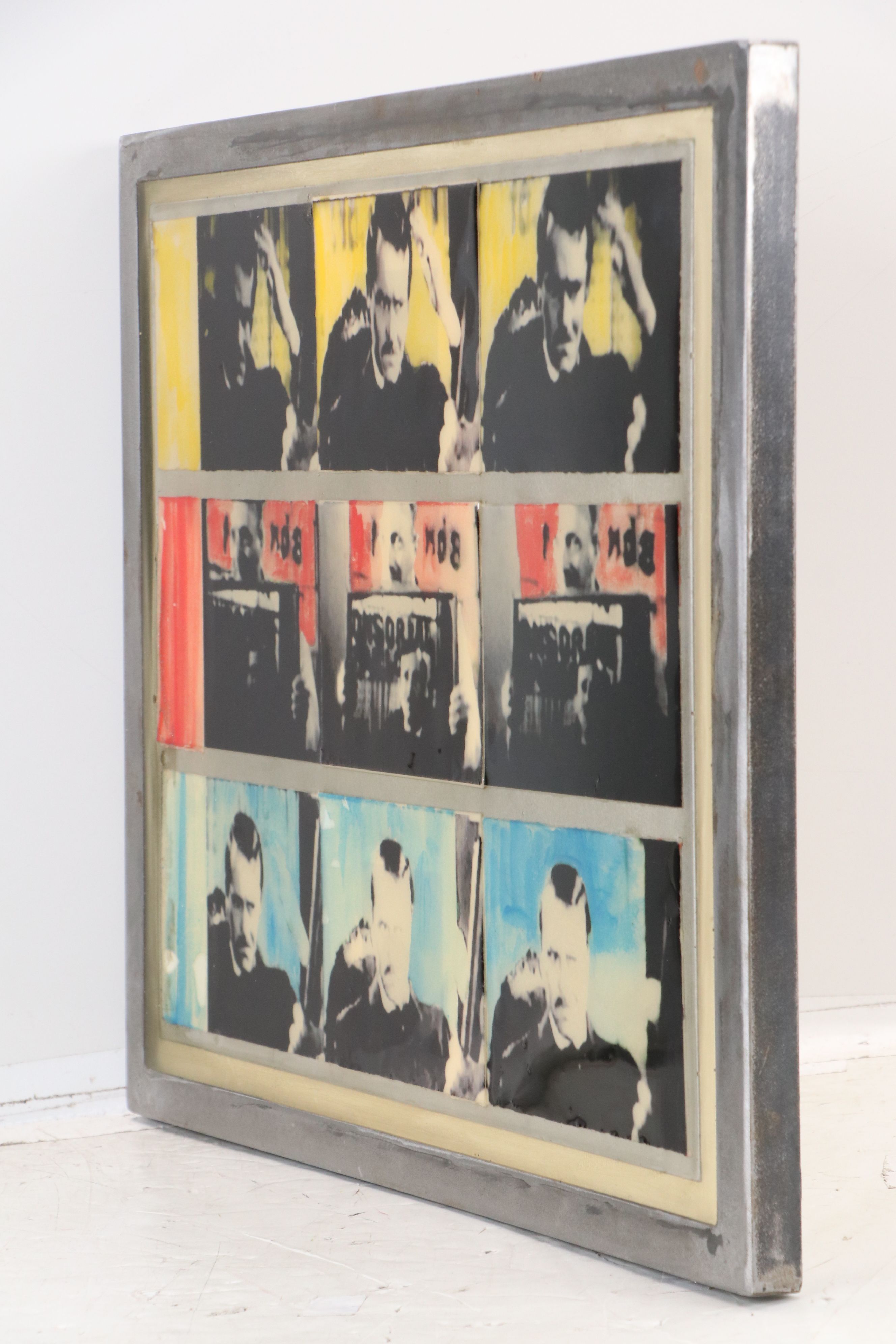 Chris Hoeting Hand-Colored Photomechanical Print of Film Stills, 21st Century