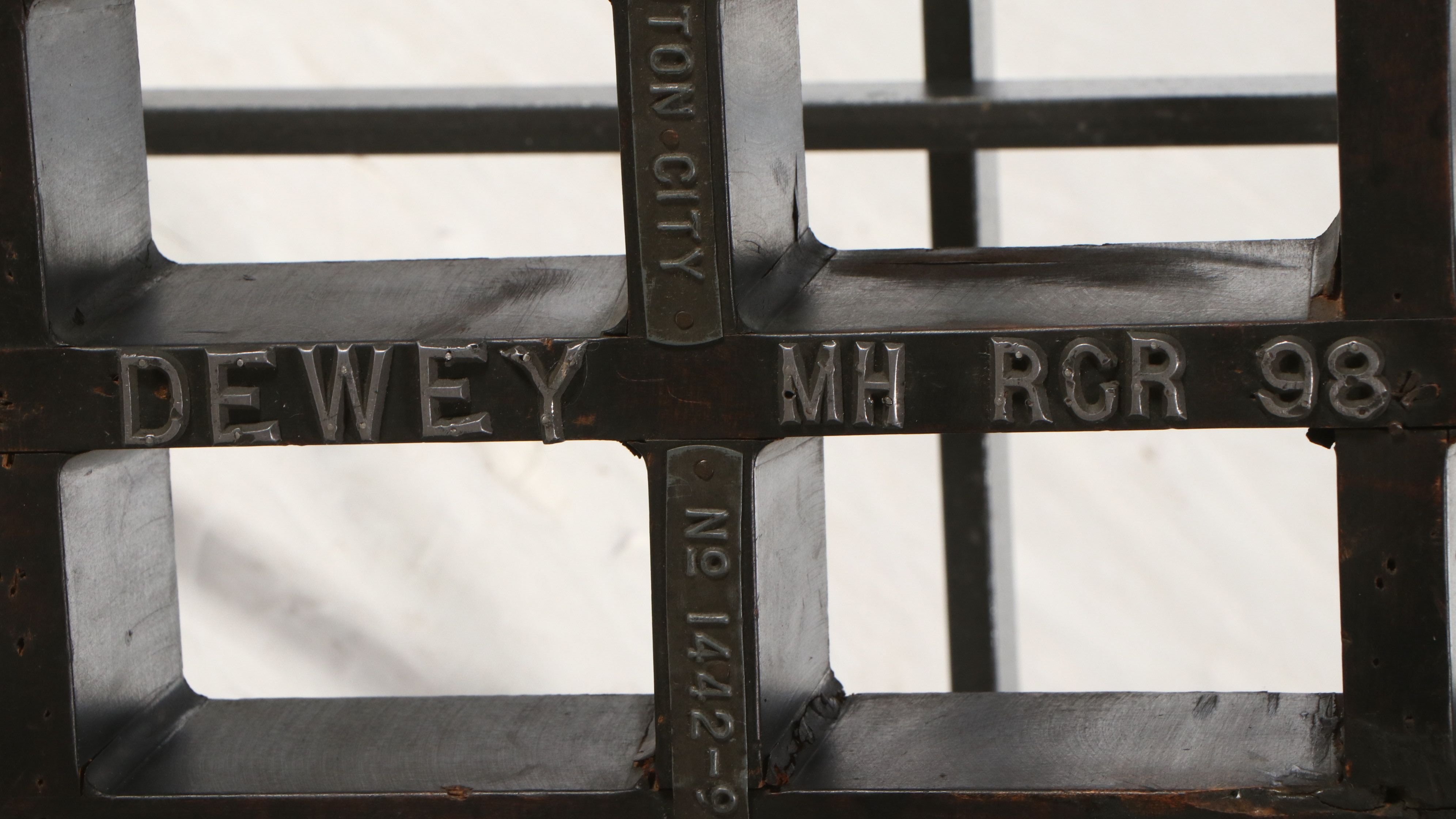 Metal Drain Cover Converted to Side Table