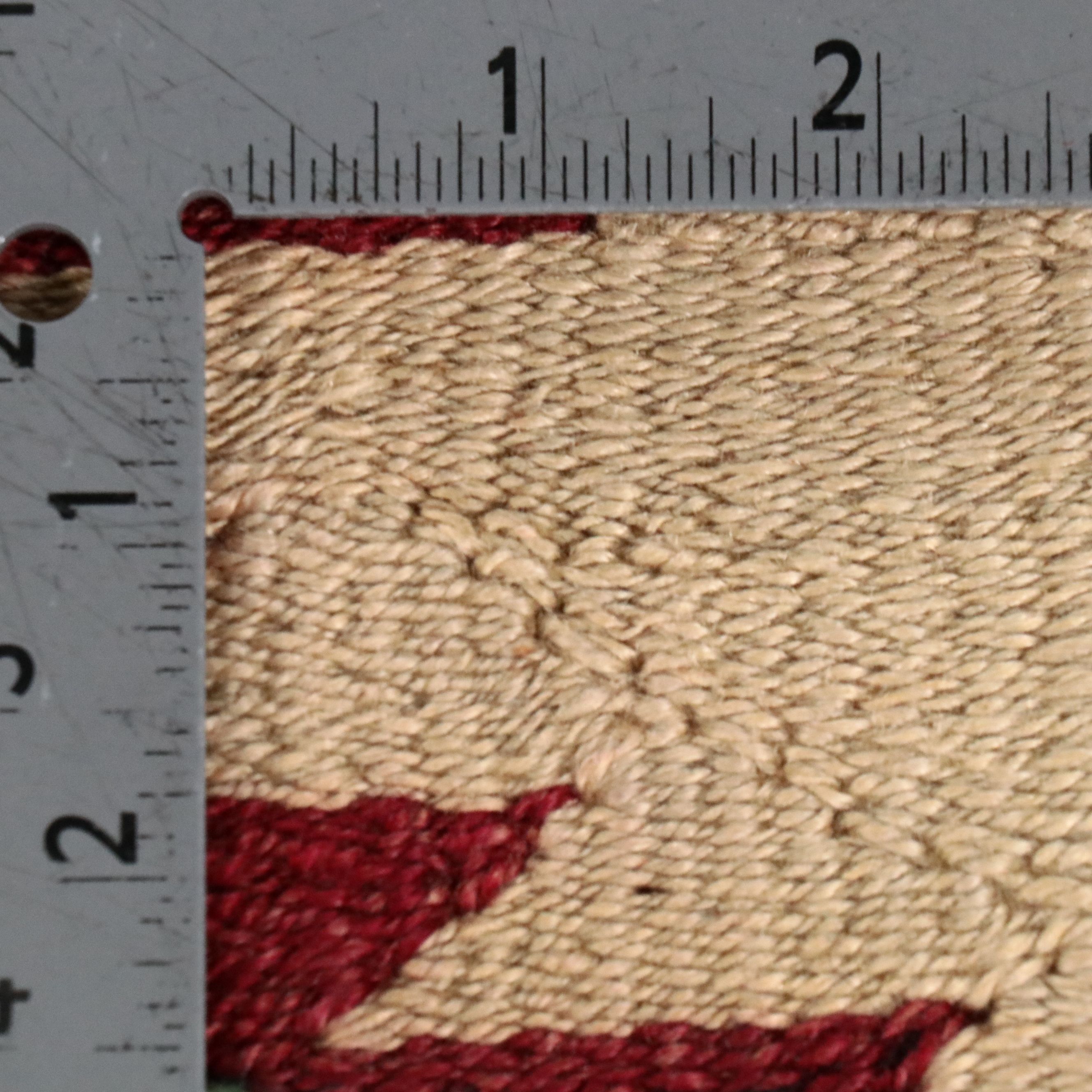 3'11 x 2'10 Handwoven Turkish Kilim Accent Rug Remnant