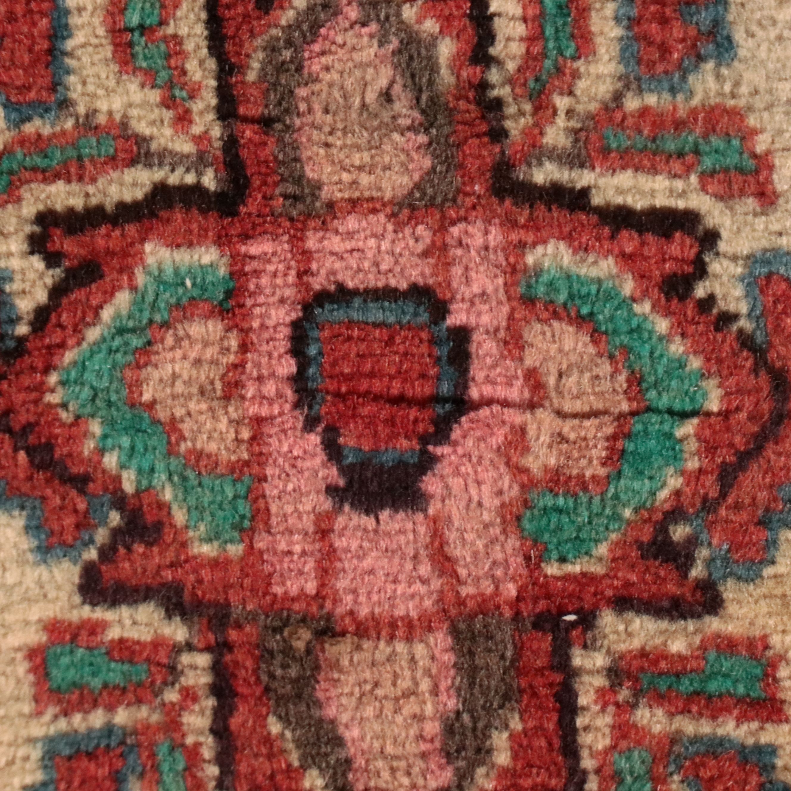 3'7 x 7'2 Hand-Knotted Persian Kolyai Area Rug Remnant