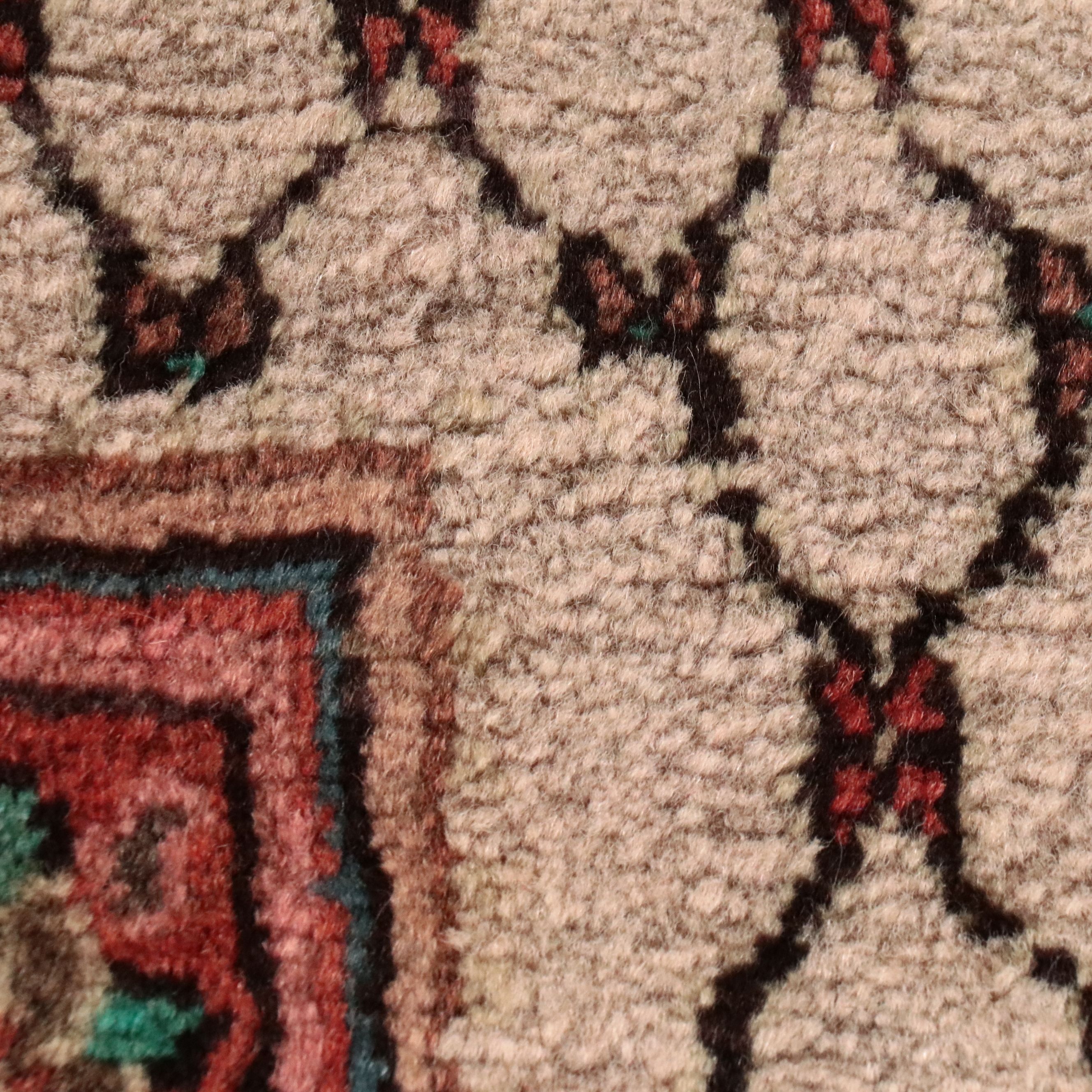 3'7 x 7'2 Hand-Knotted Persian Kolyai Area Rug Remnant