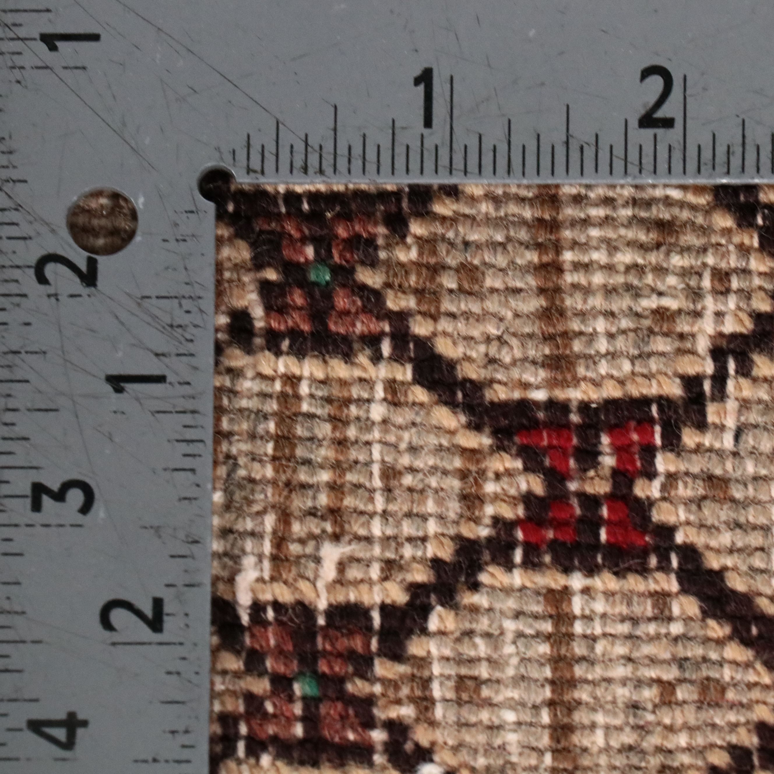 3'7 x 7'2 Hand-Knotted Persian Kolyai Area Rug Remnant