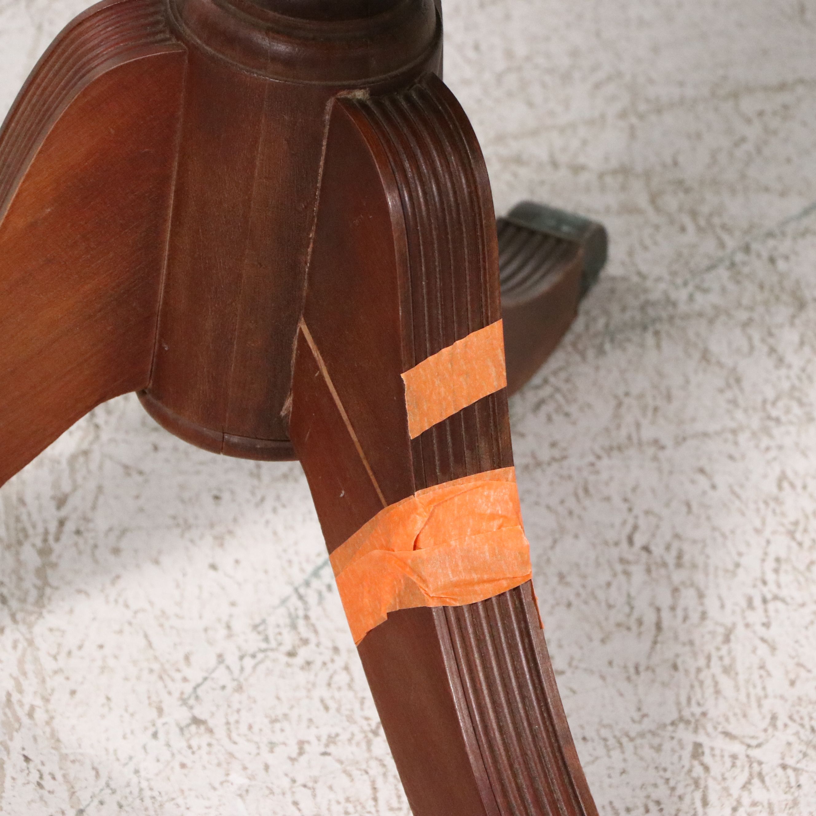 Eleven-Piece Duncan Phyfe Style Mahogany Dining Set with Shield-Back Chairs