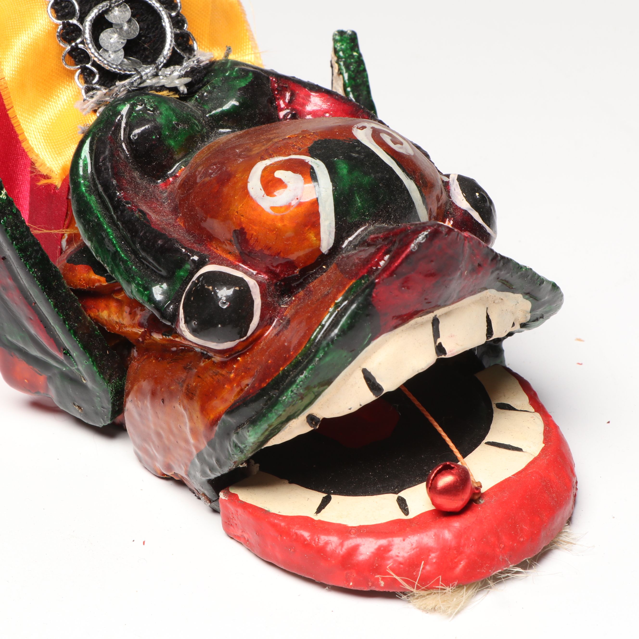 Chinese Hand Puppet with Nepalese and Embellished Thai Marionettes