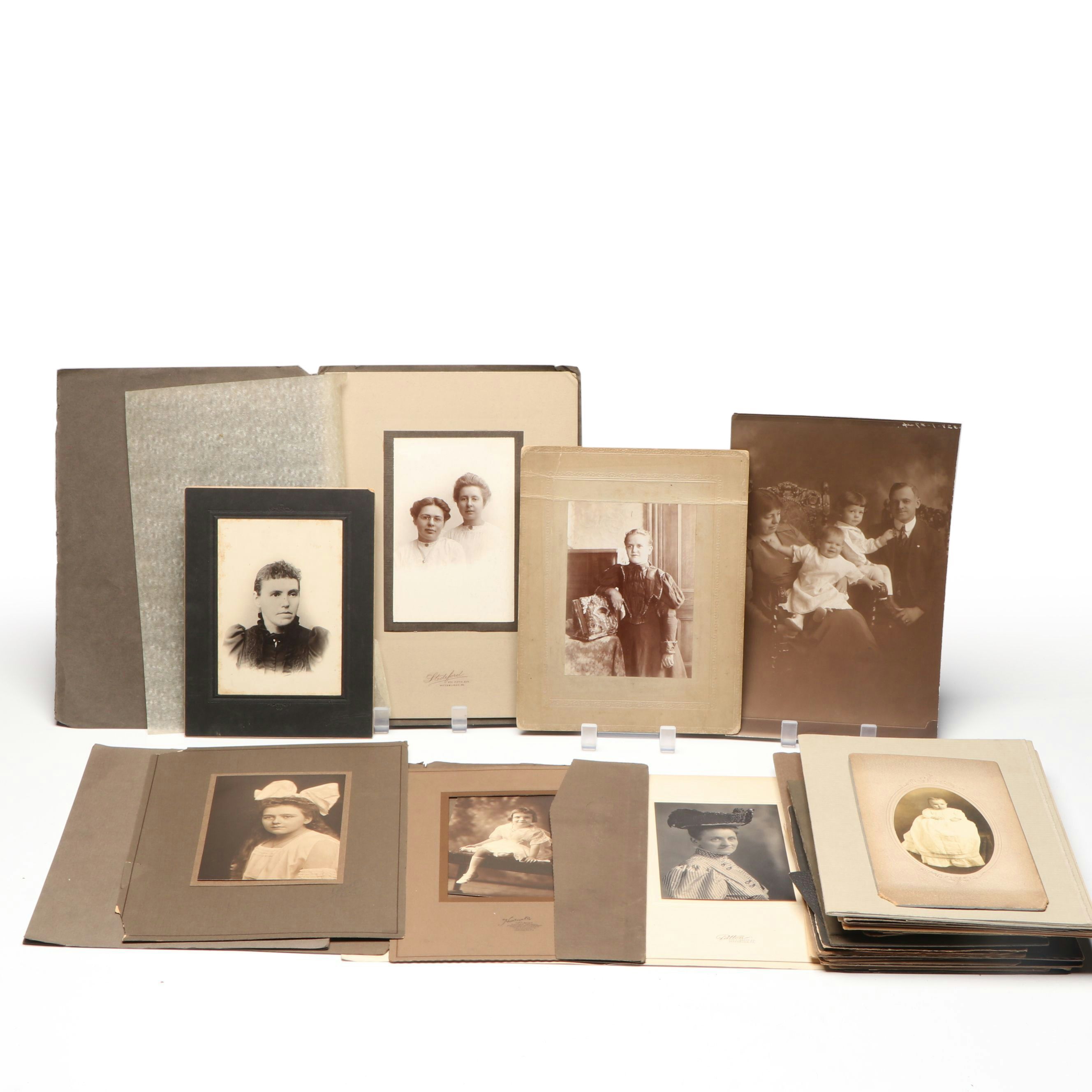 Photographs of Men, Women and Children, Late 19th/Early 20th Century