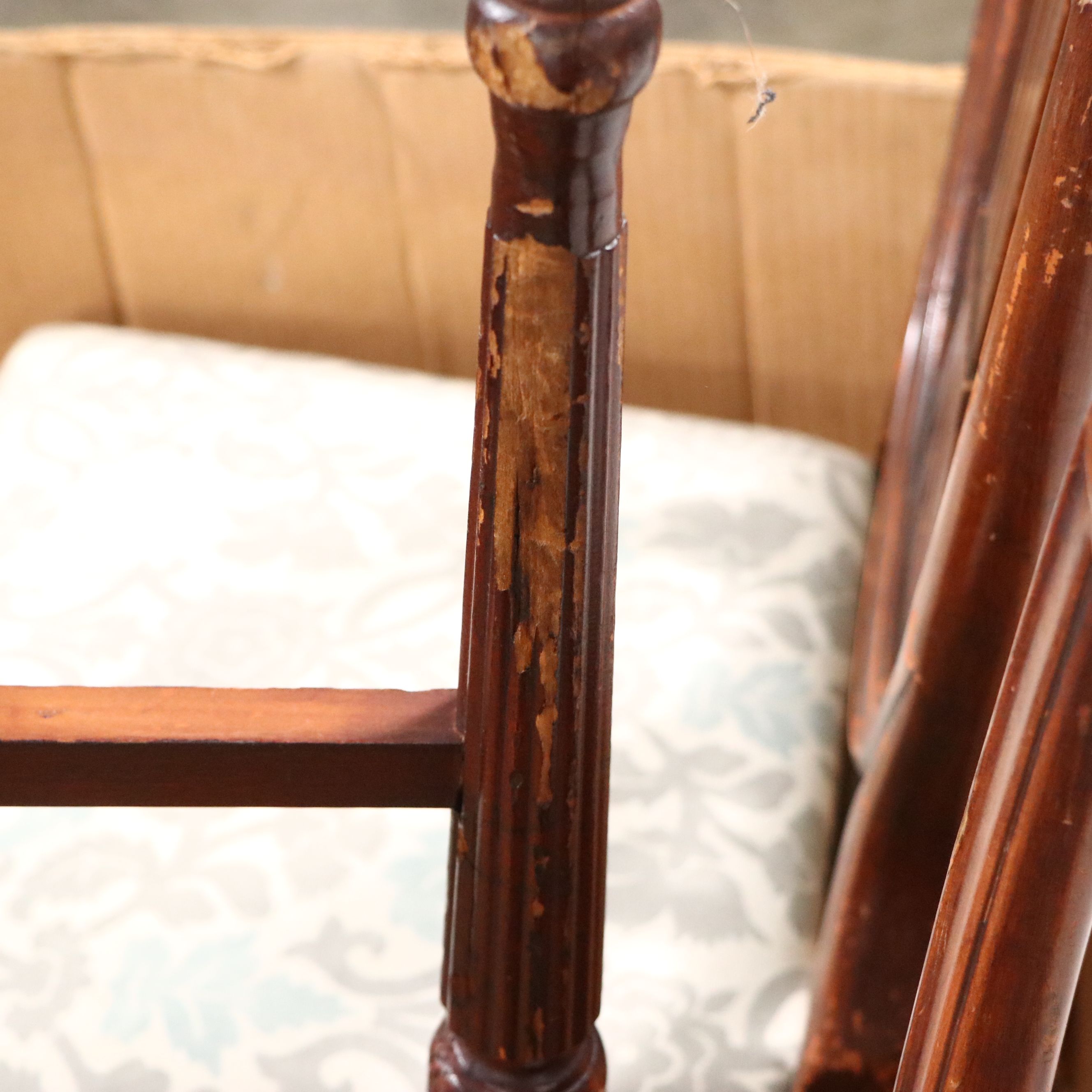 Eleven-Piece Duncan Phyfe Style Mahogany Dining Set with Shield-Back Chairs