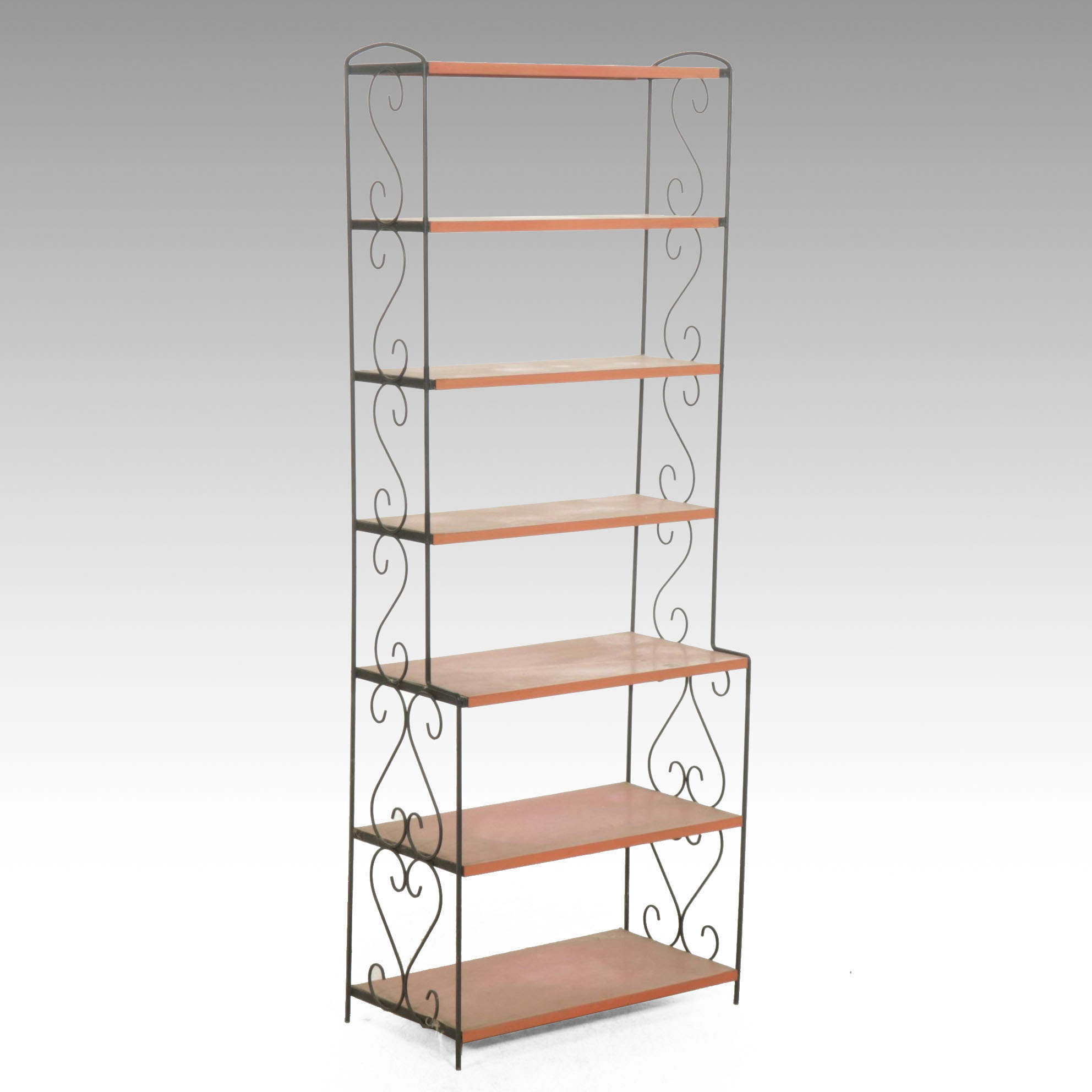 Metal Display Shelf, Mid-20th Century