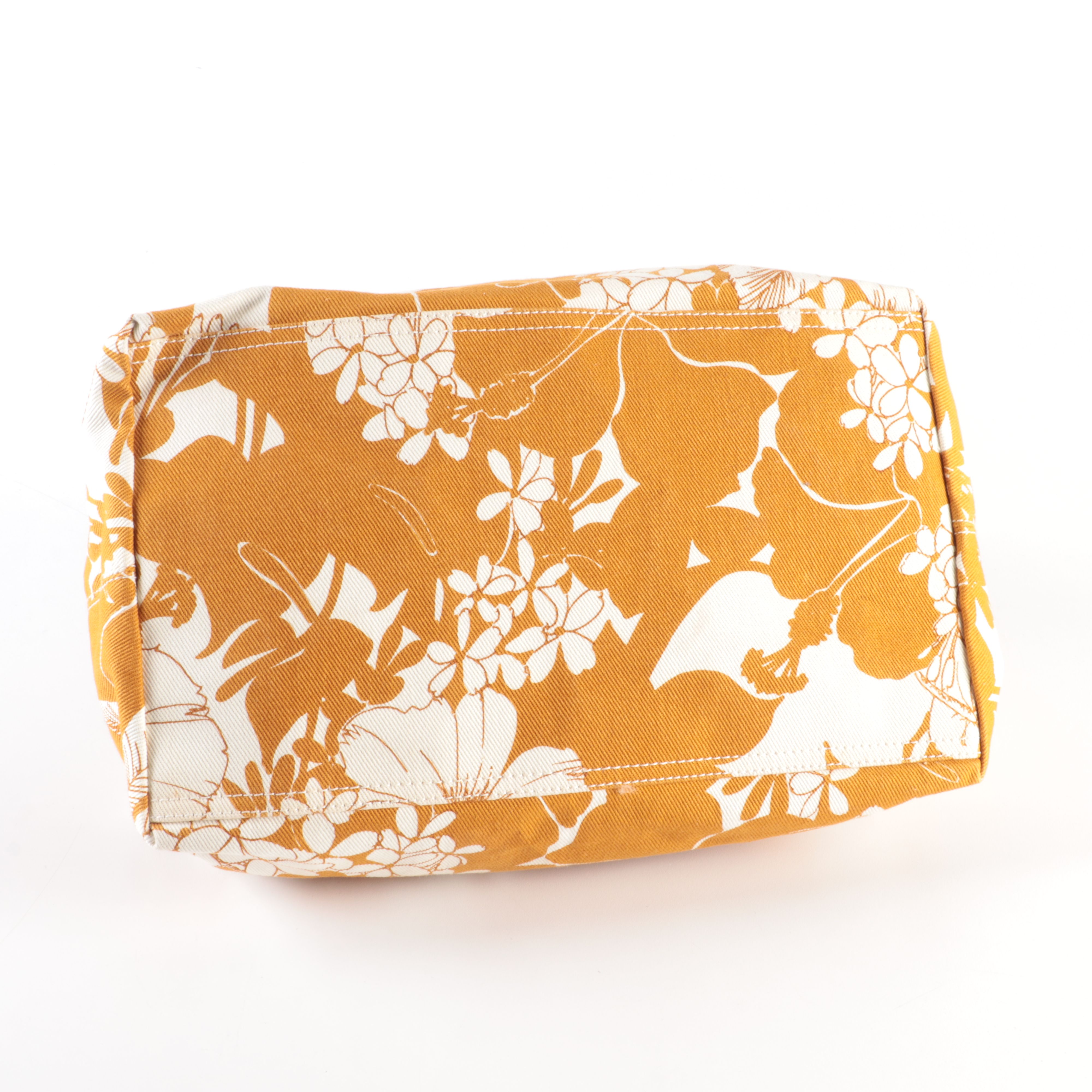 Miu Miu Cotton Tote Bag with Floral Print