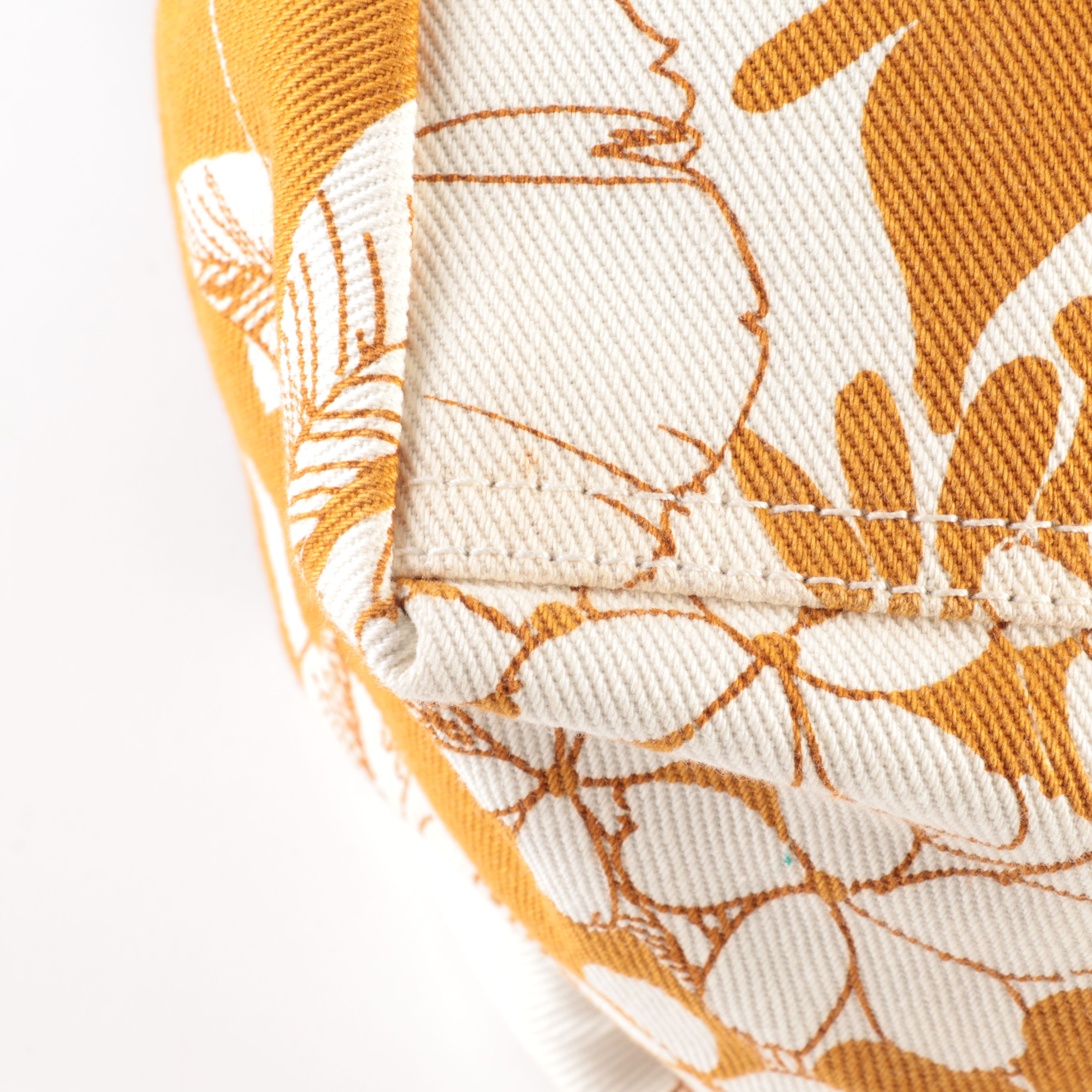 Miu Miu Cotton Tote Bag with Floral Print