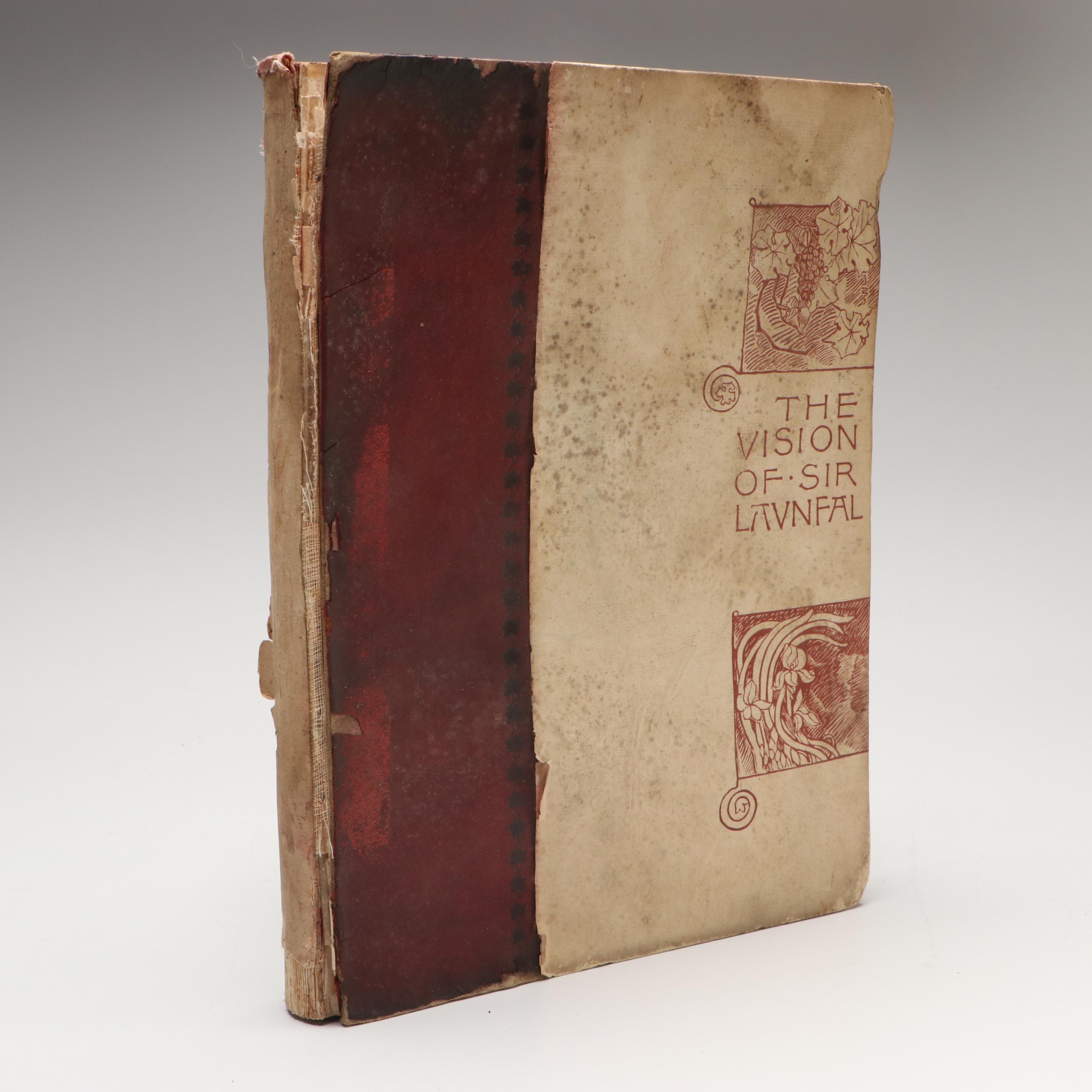 Illustrated "The Vision of Sir Launfal" by James Russell Lowell, 1888