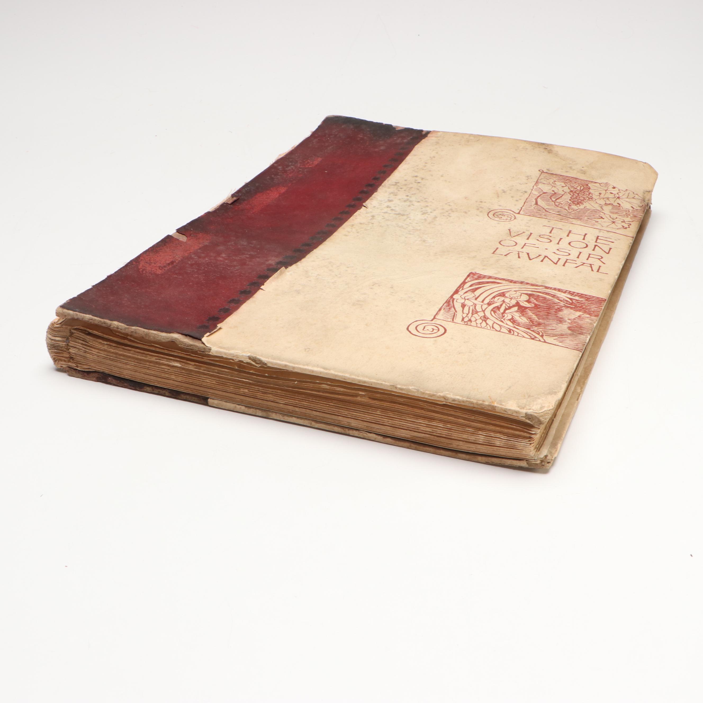 Illustrated "The Vision of Sir Launfal" by James Russell Lowell, 1888