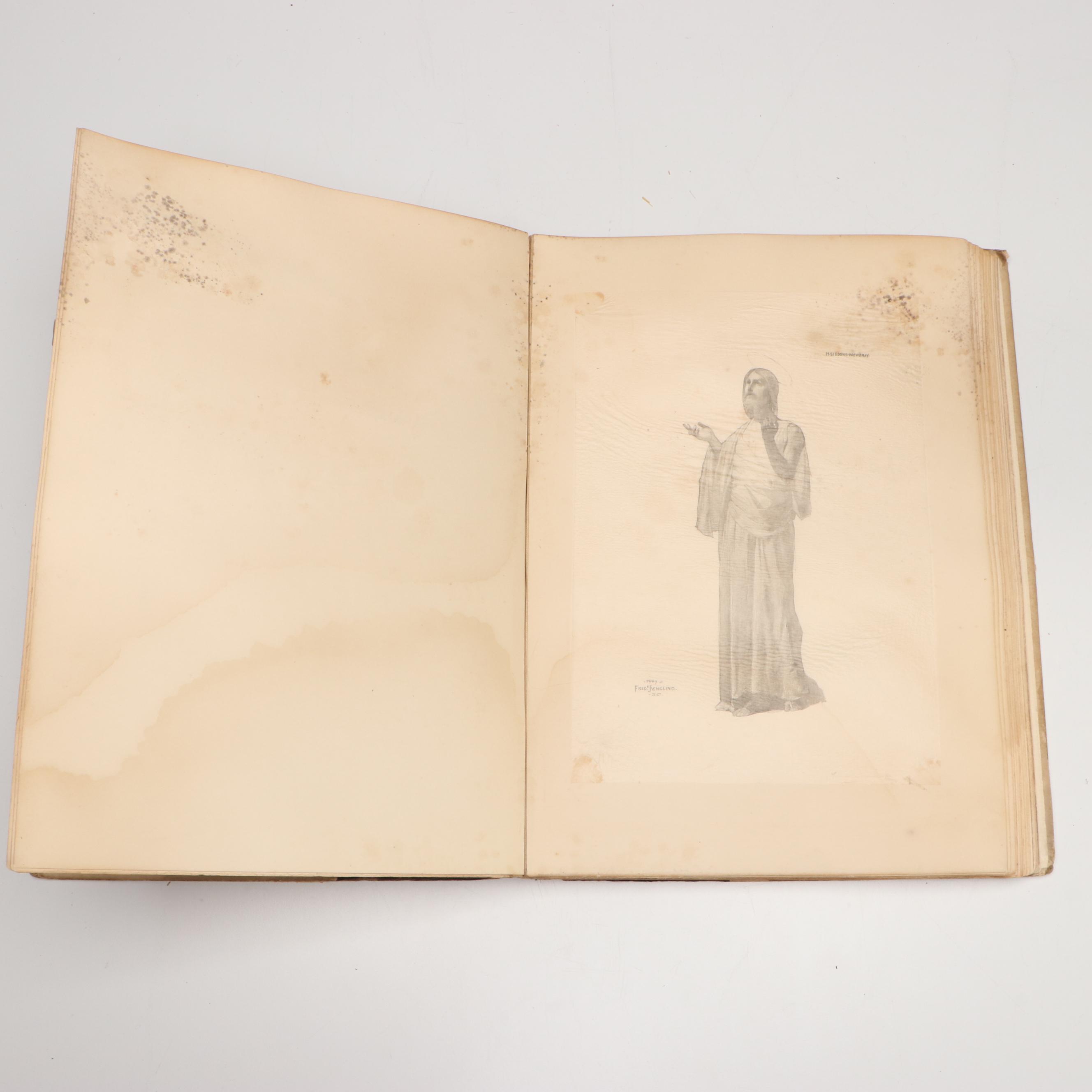 Illustrated "The Vision of Sir Launfal" by James Russell Lowell, 1888