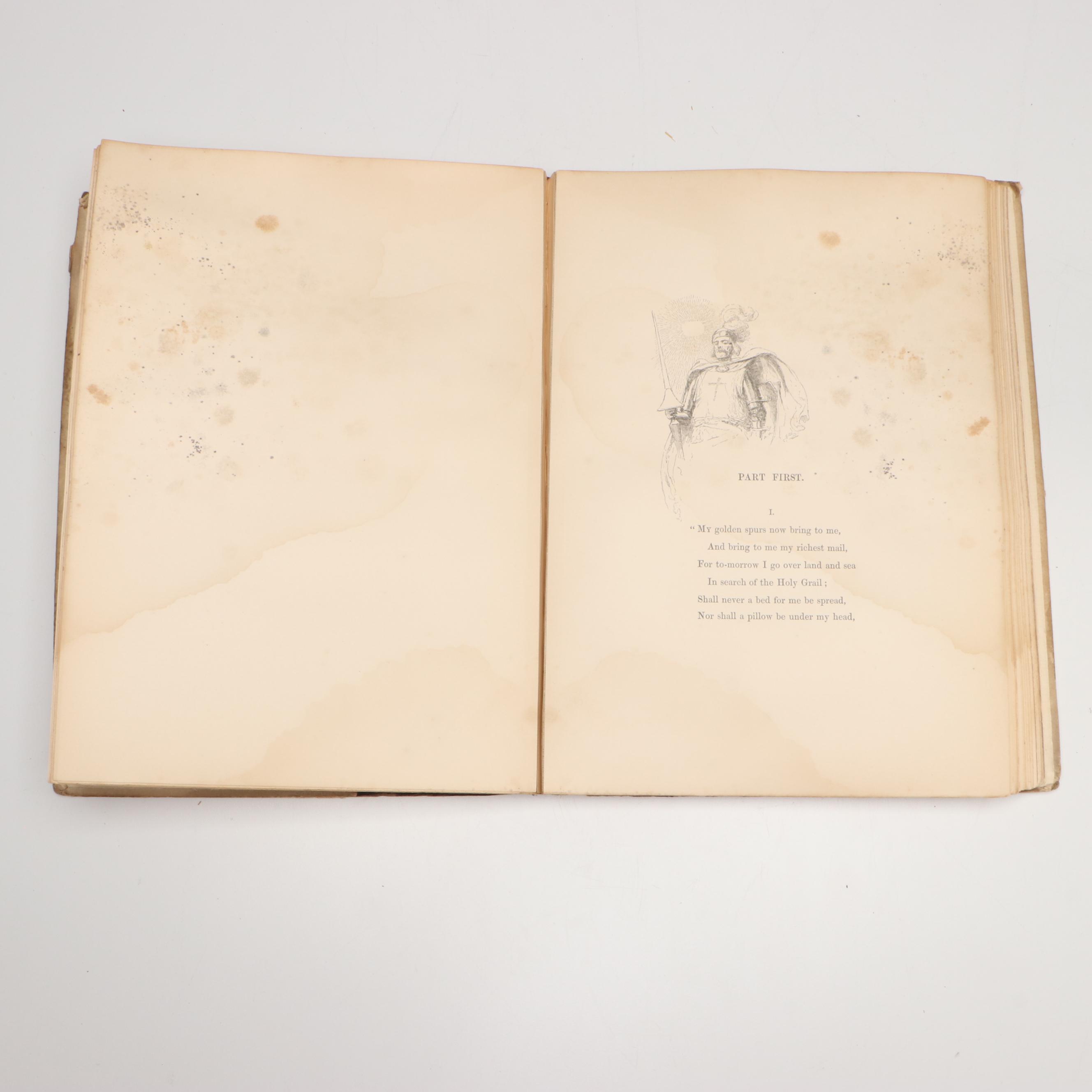 Illustrated "The Vision of Sir Launfal" by James Russell Lowell, 1888