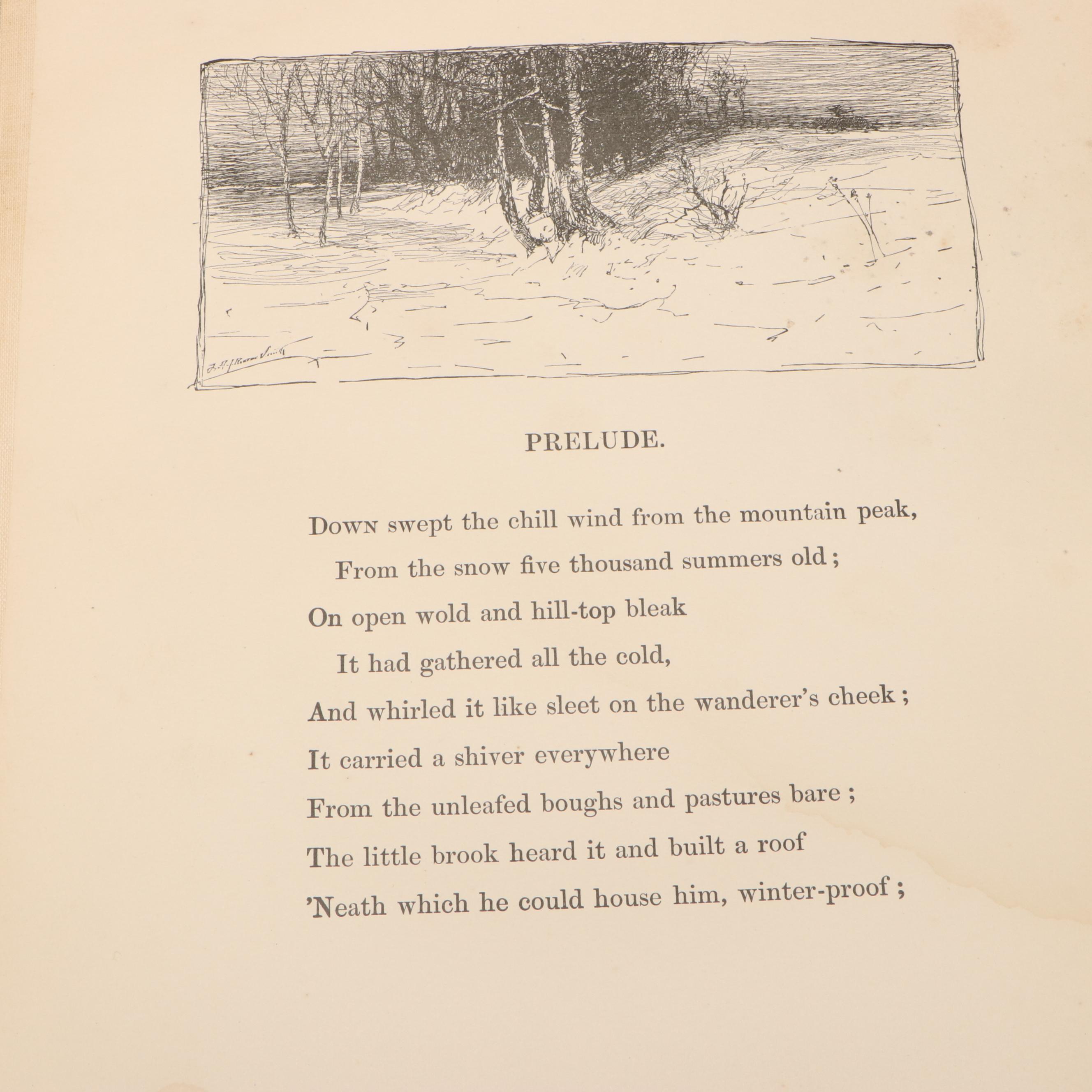 Illustrated "The Vision of Sir Launfal" by James Russell Lowell, 1888
