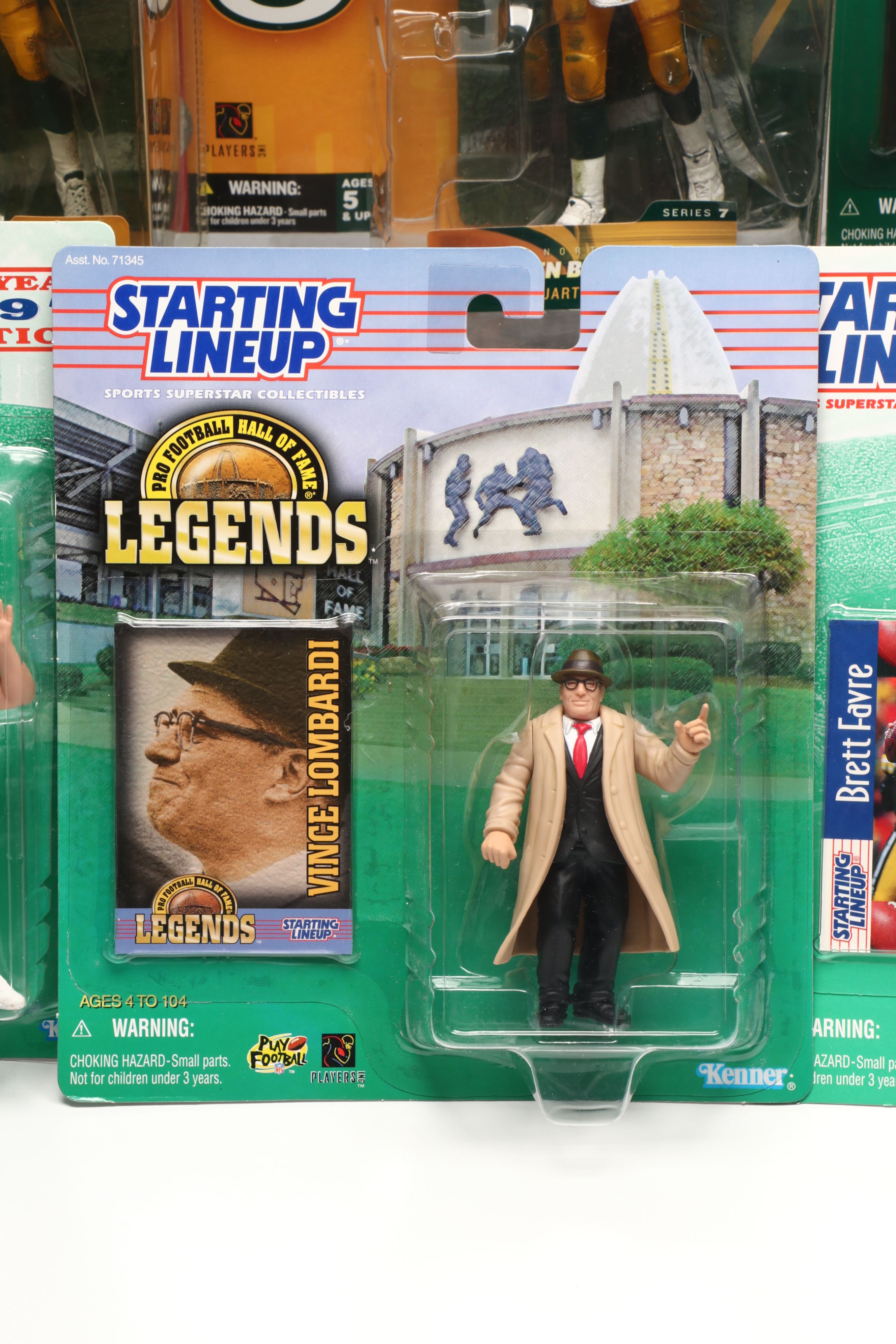 Starting Lineup and NFL Brett Favre, Joe Montana and More Action Figures