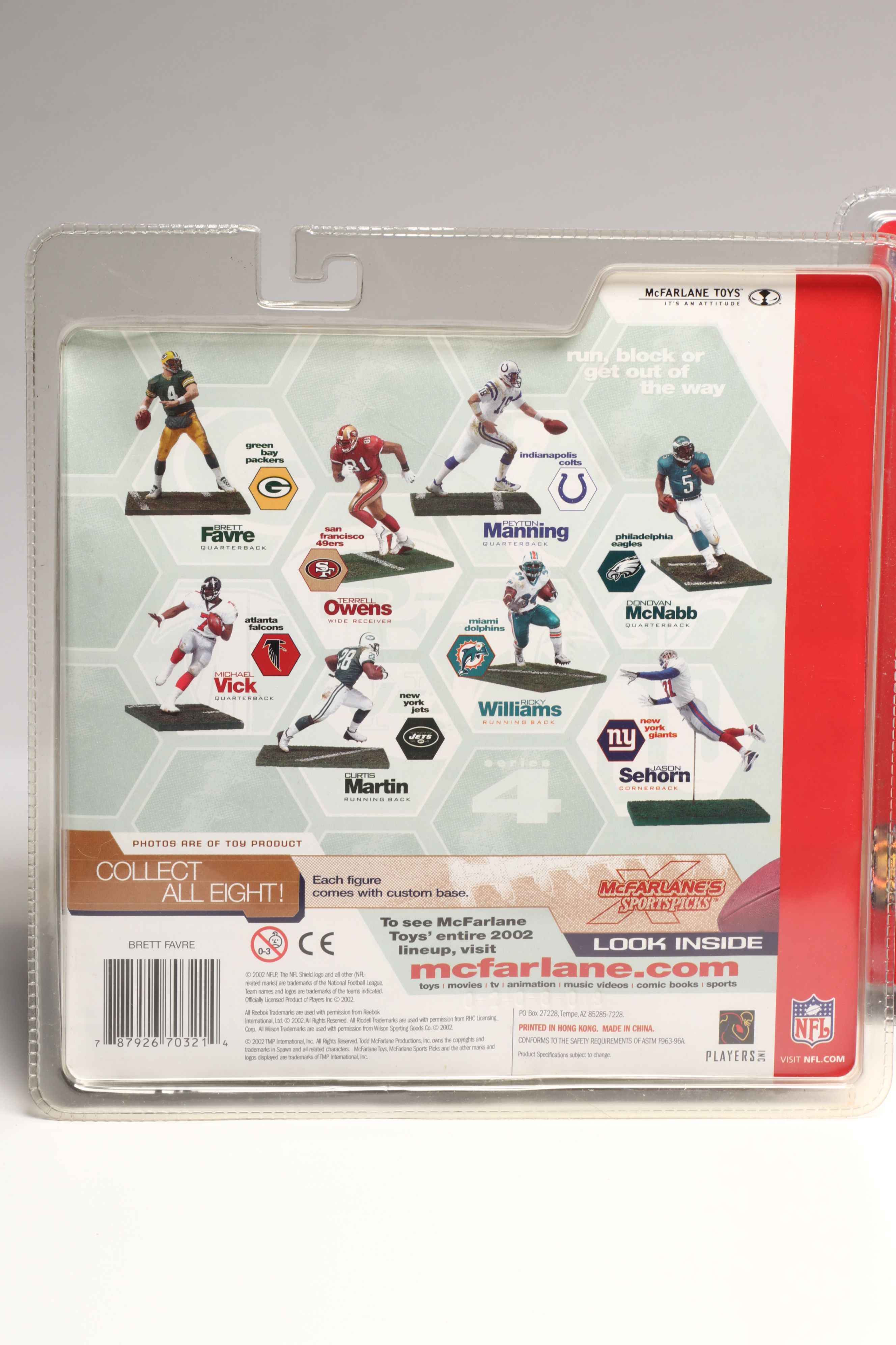 Starting Lineup and NFL Brett Favre, Joe Montana and More Action Figures