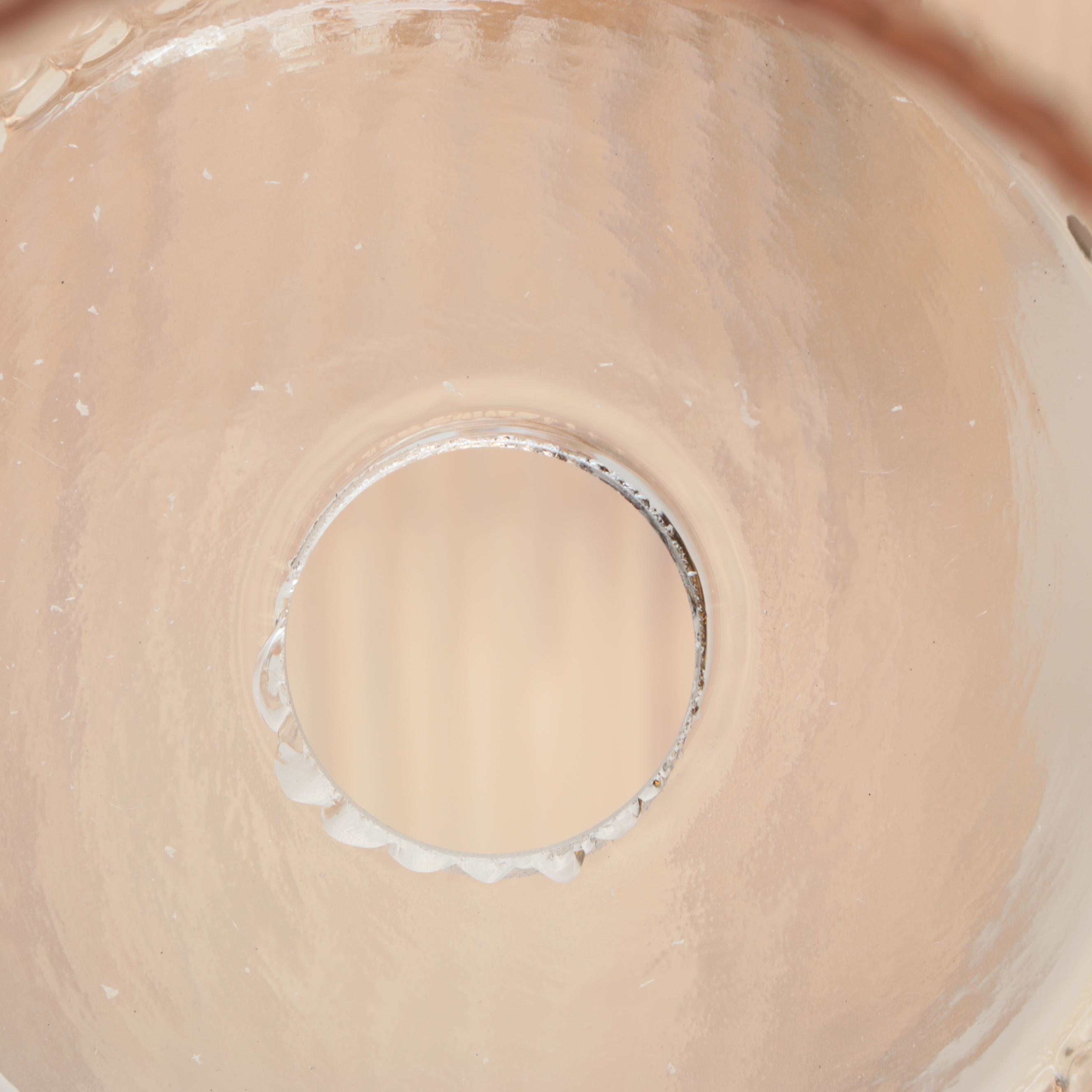 Pair of Stiffel "Palais" Three-Light Wall Sconces with Ribbed Glass Sconces