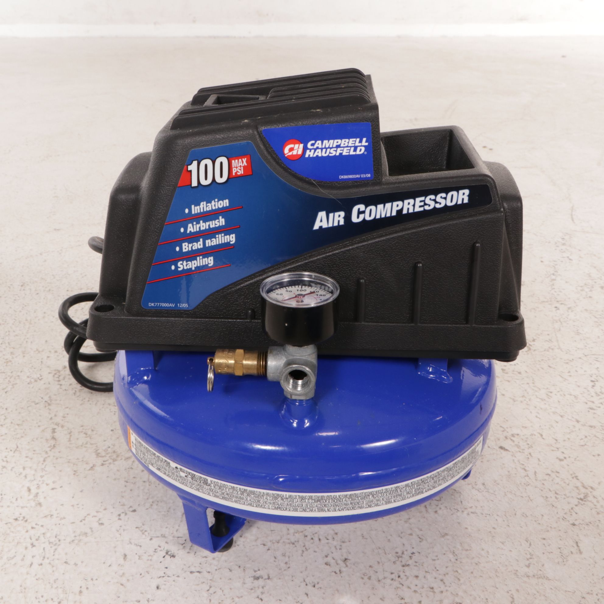 Campbell Hausfeld Air Compressor with 2-in-1 Brad Nailer and Stapler