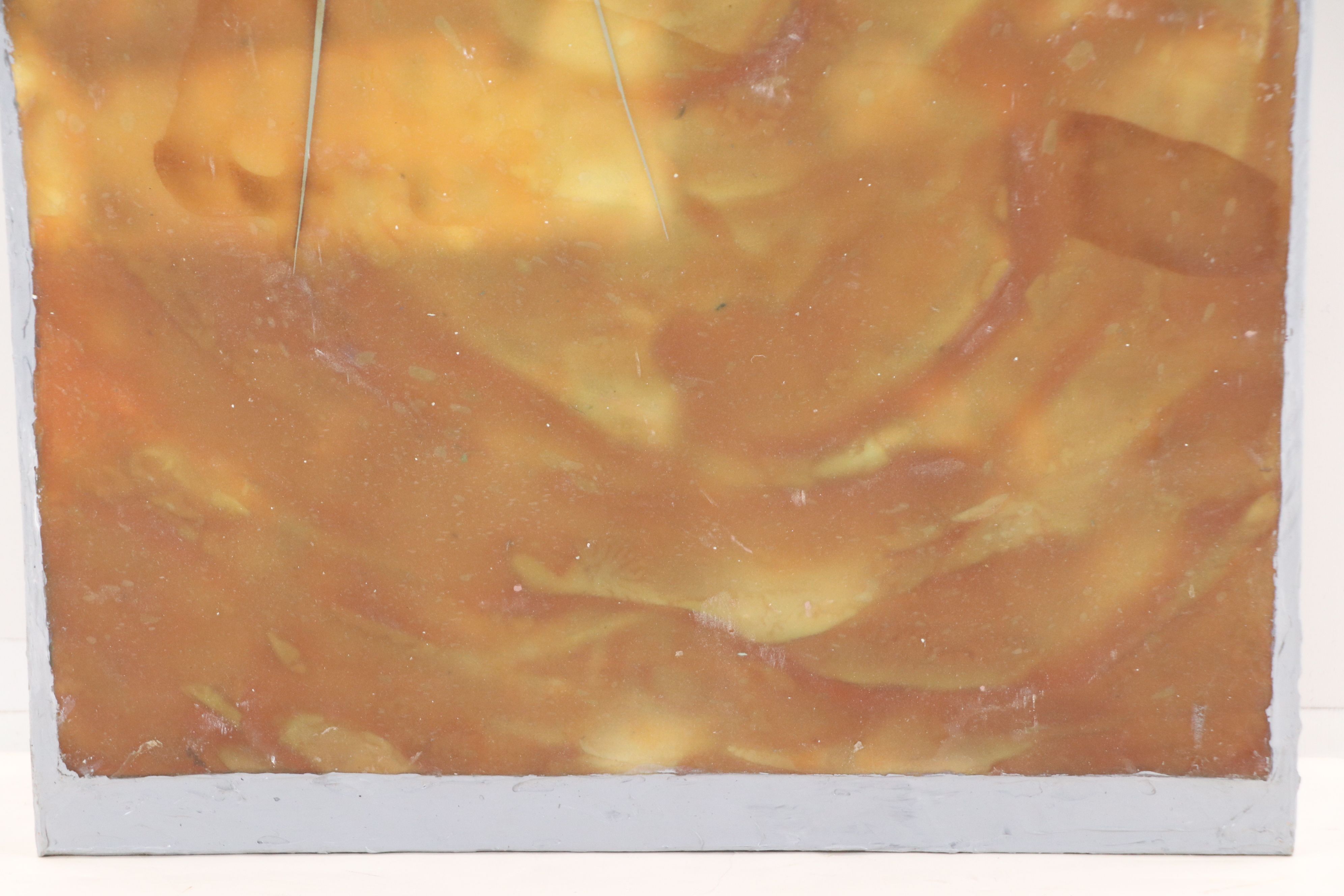 Chris Hoeting Abstract Mixed Media Painting, 21st Century