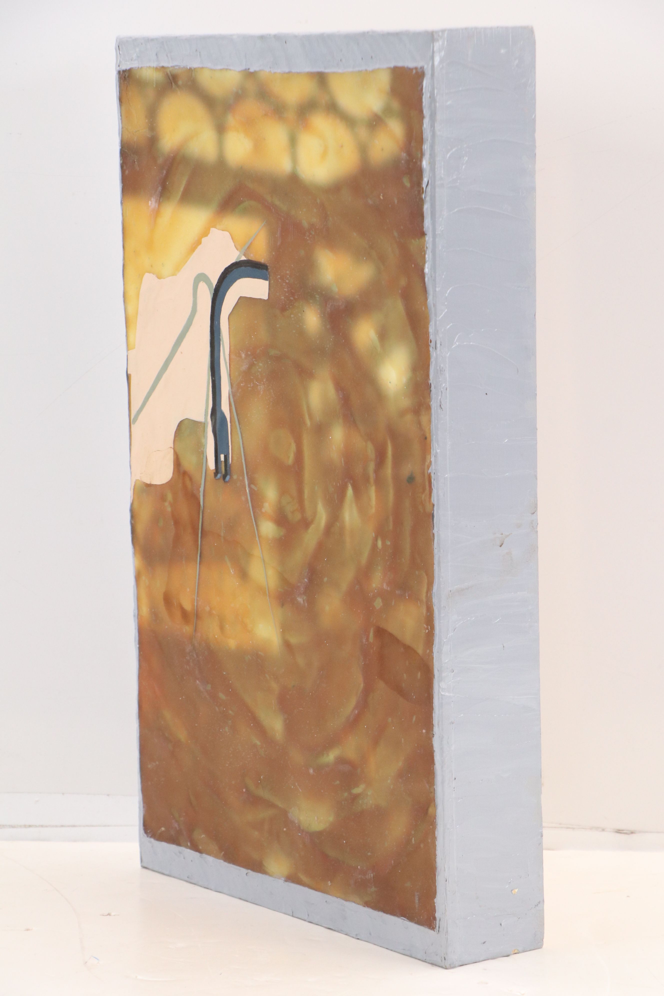 Chris Hoeting Abstract Mixed Media Painting, 21st Century