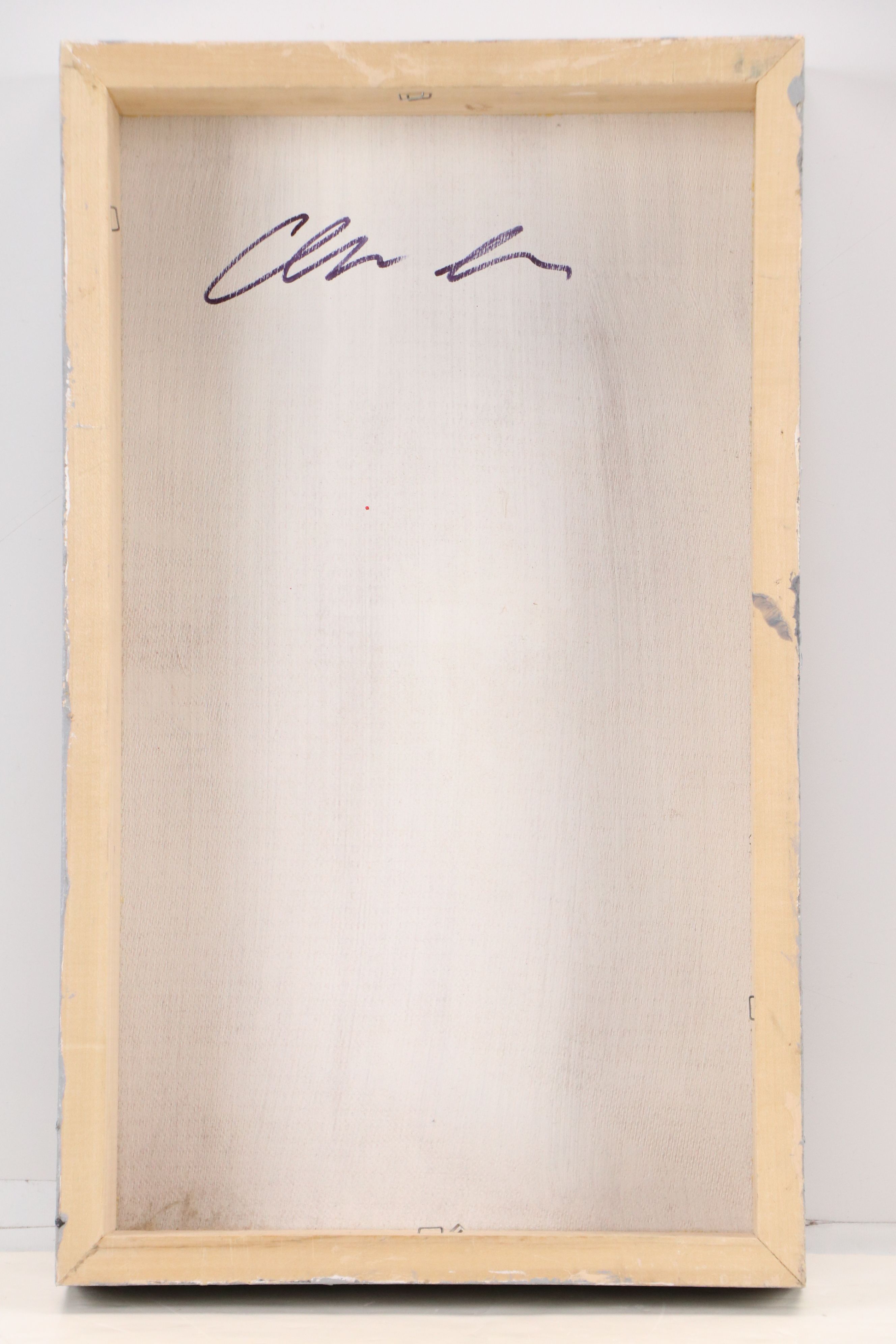 Chris Hoeting Abstract Mixed Media Painting, 21st Century