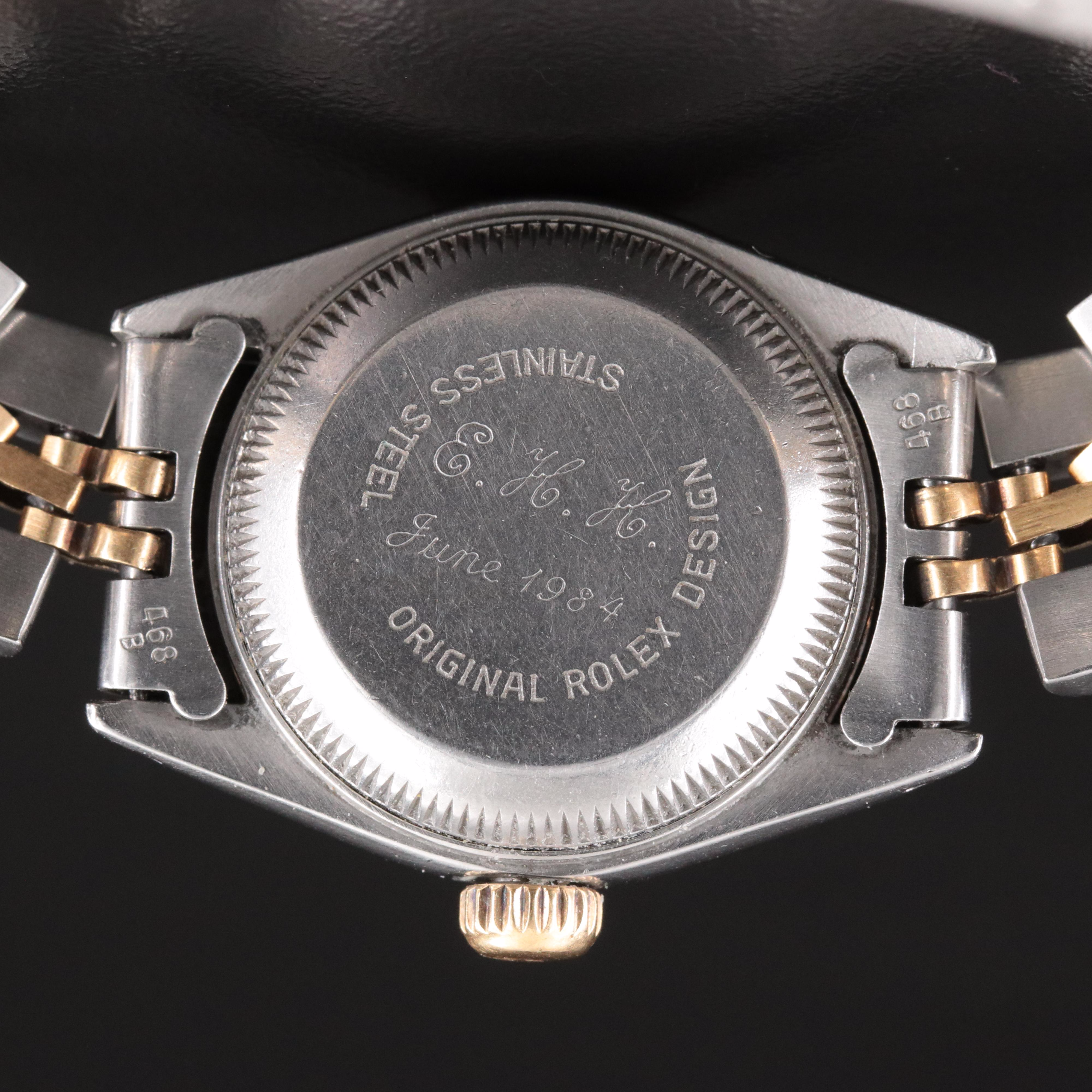 1983 Rolex Lady Datejust 18K & Steel 69173 Watch