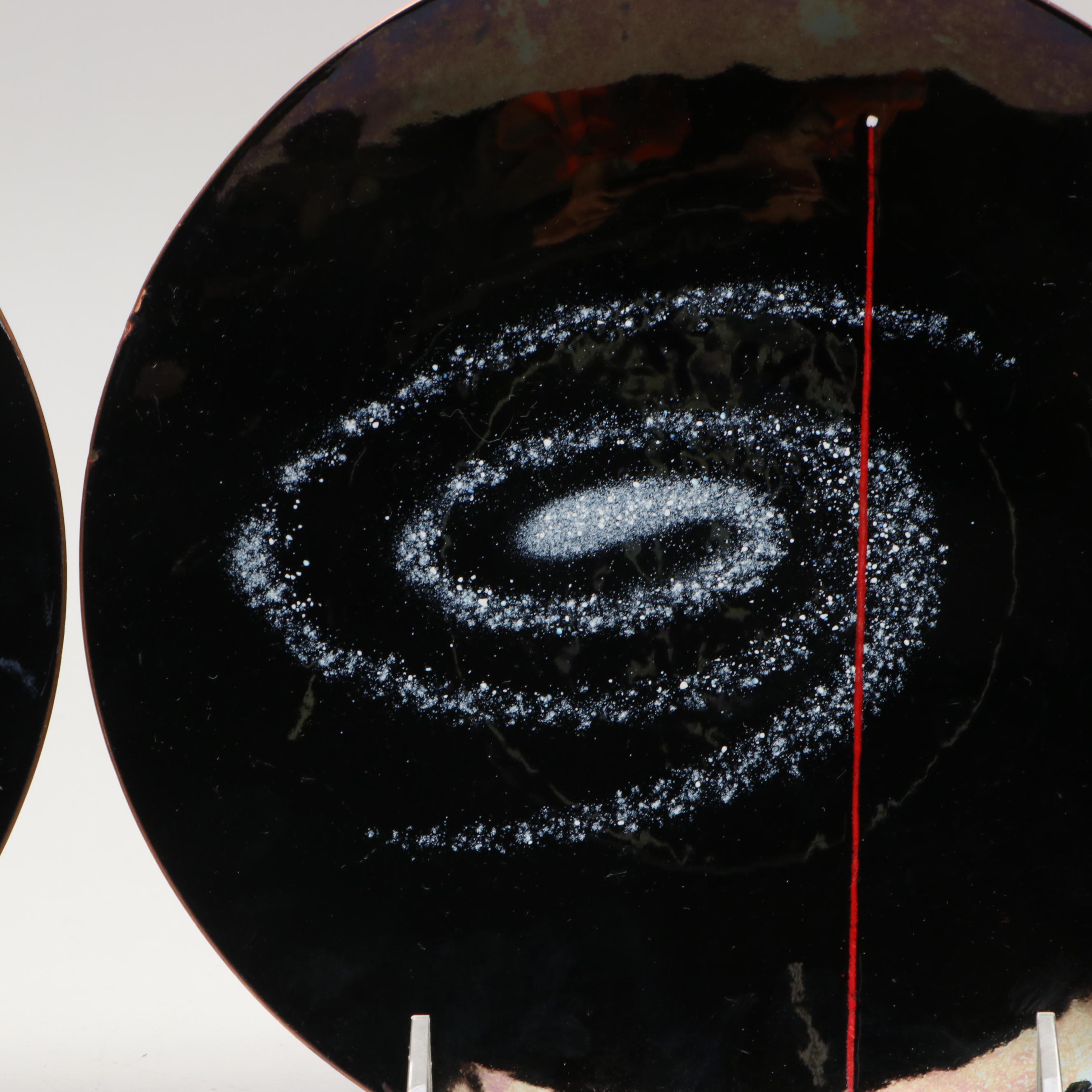 Alexander for General Dynamic "Galaxy" Enameled Copper Plates