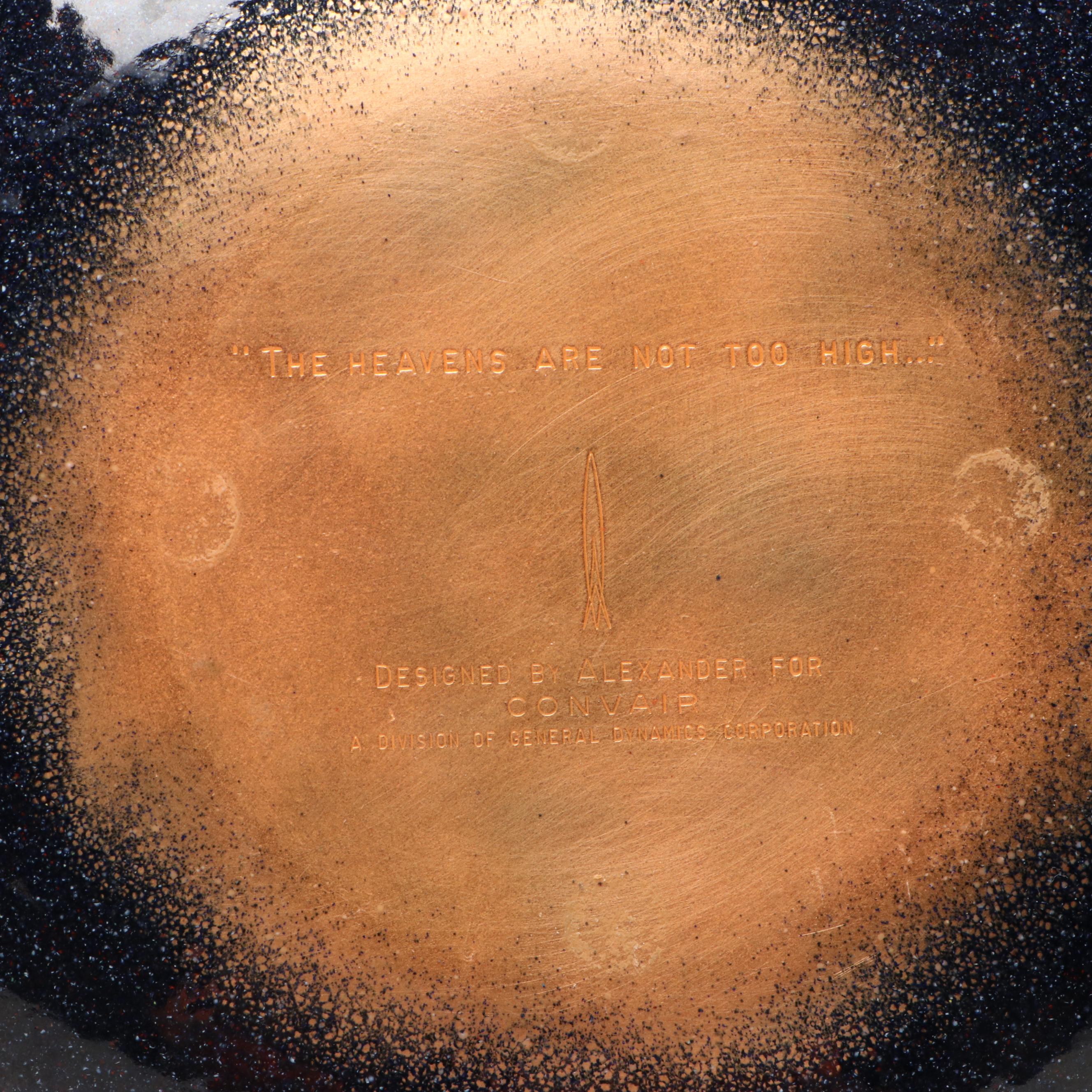 Alexander for General Dynamic "Galaxy" Enameled Copper Plates
