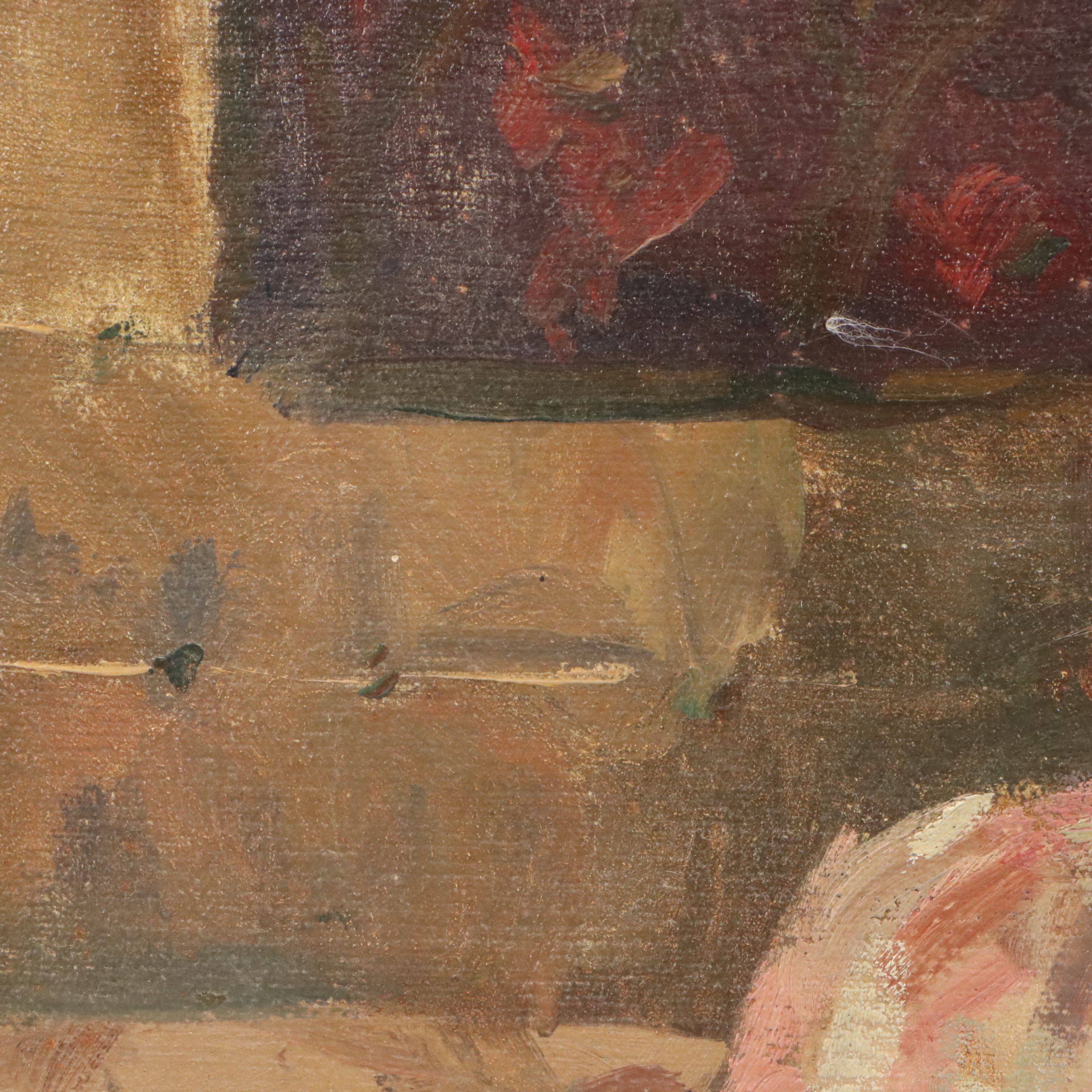 Susan Grisell Portrait Oil Painting, Late 20th Century