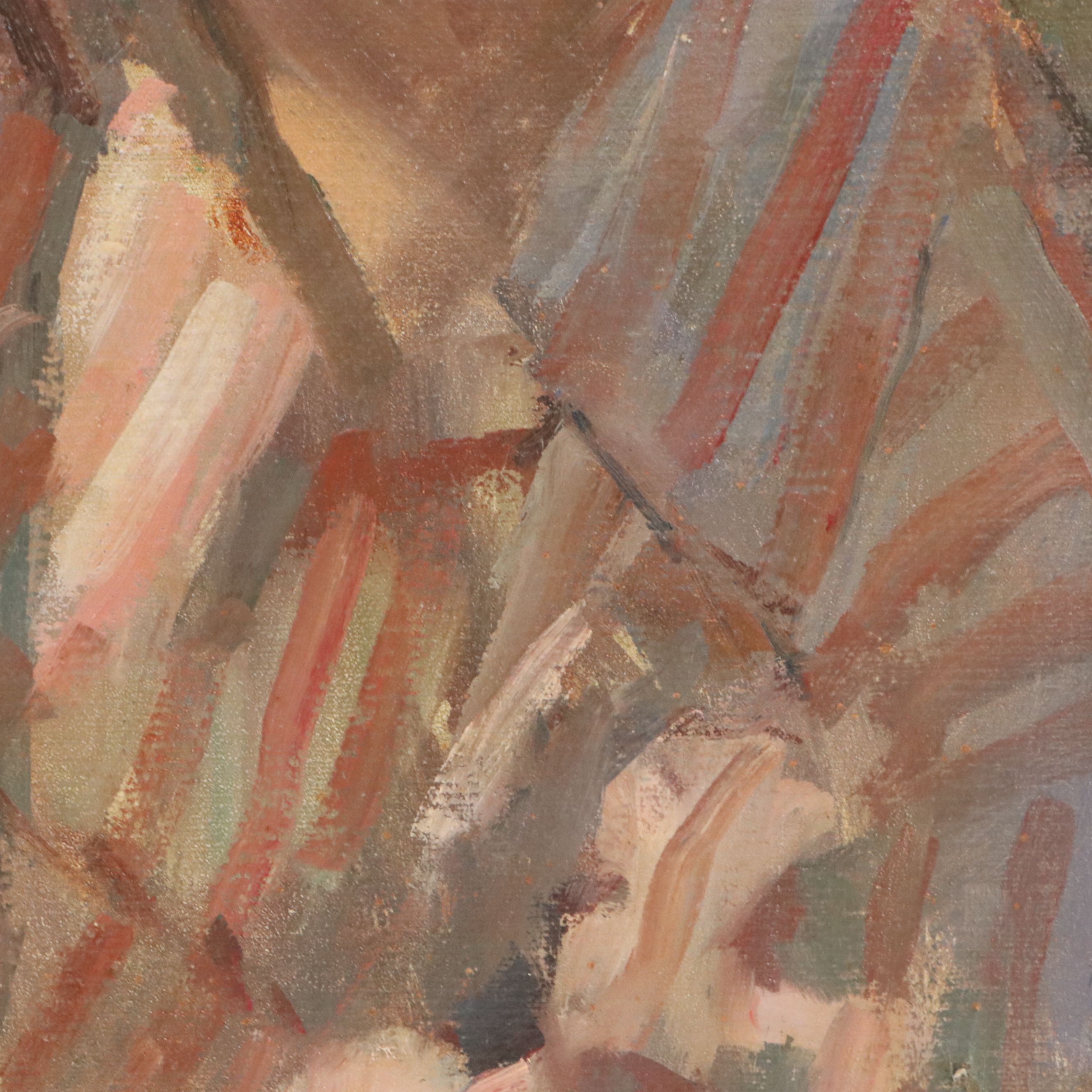 Susan Grisell Portrait Oil Painting, Late 20th Century