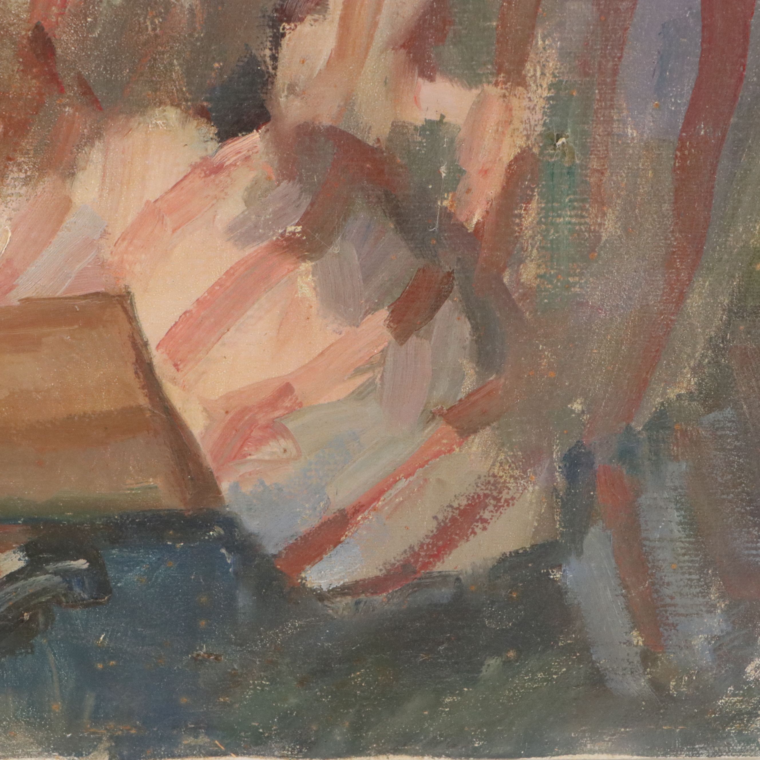 Susan Grisell Portrait Oil Painting, Late 20th Century