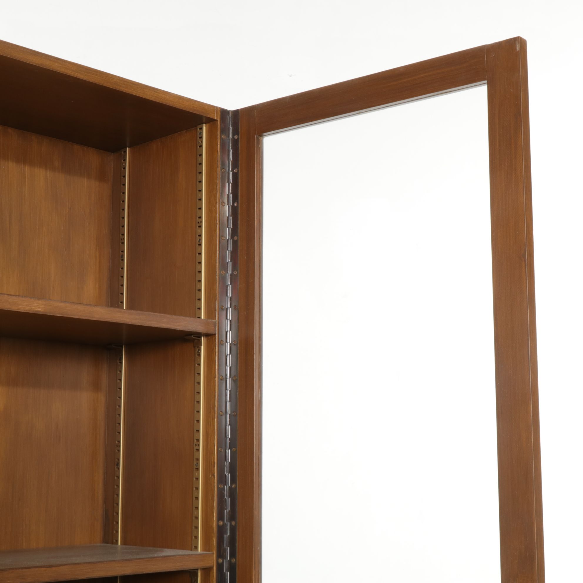 Paint-Finished Fall-Front Desk with Matching Bookcase