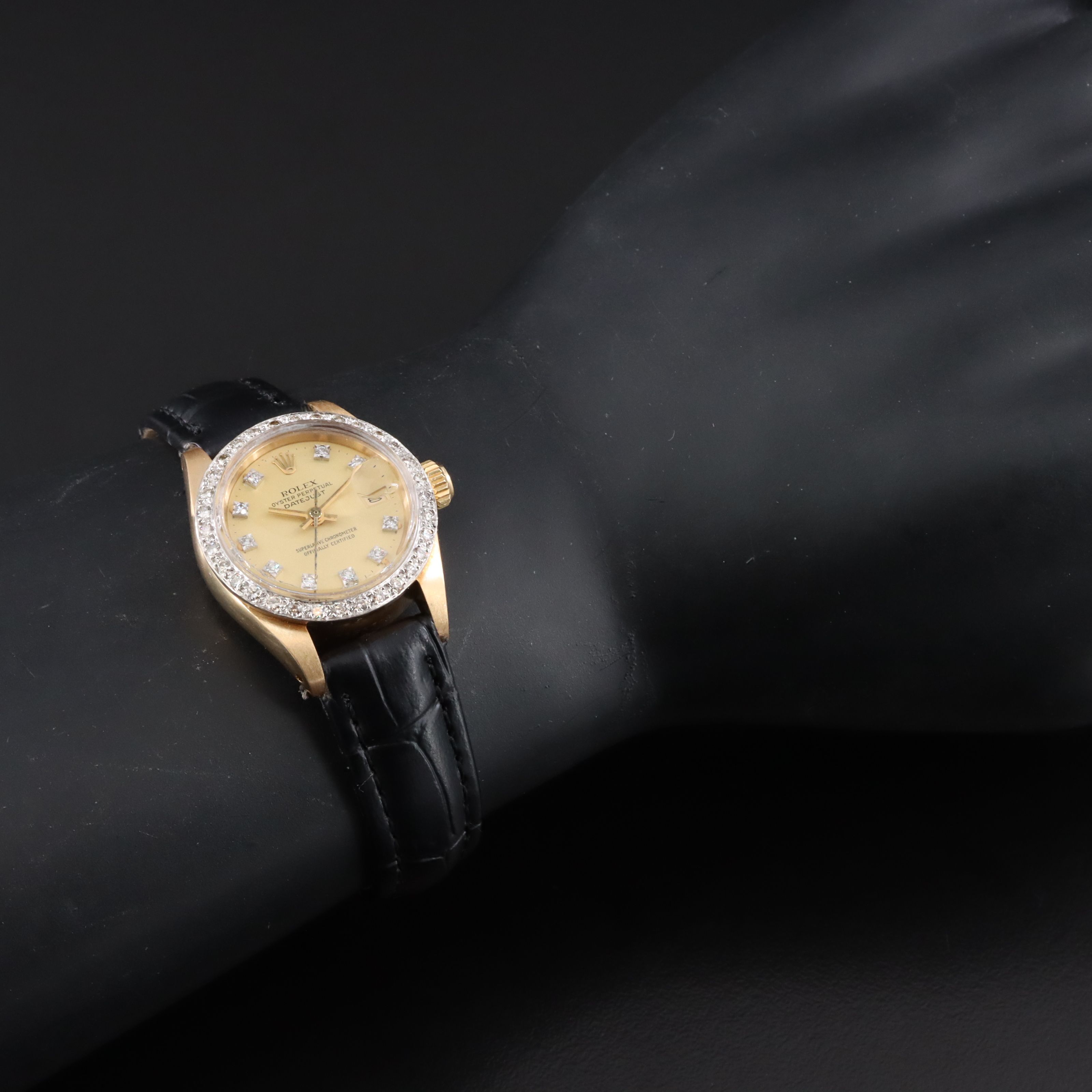 Rolex Datejust 6917 Custom Diamond Vintage Watch c.1982