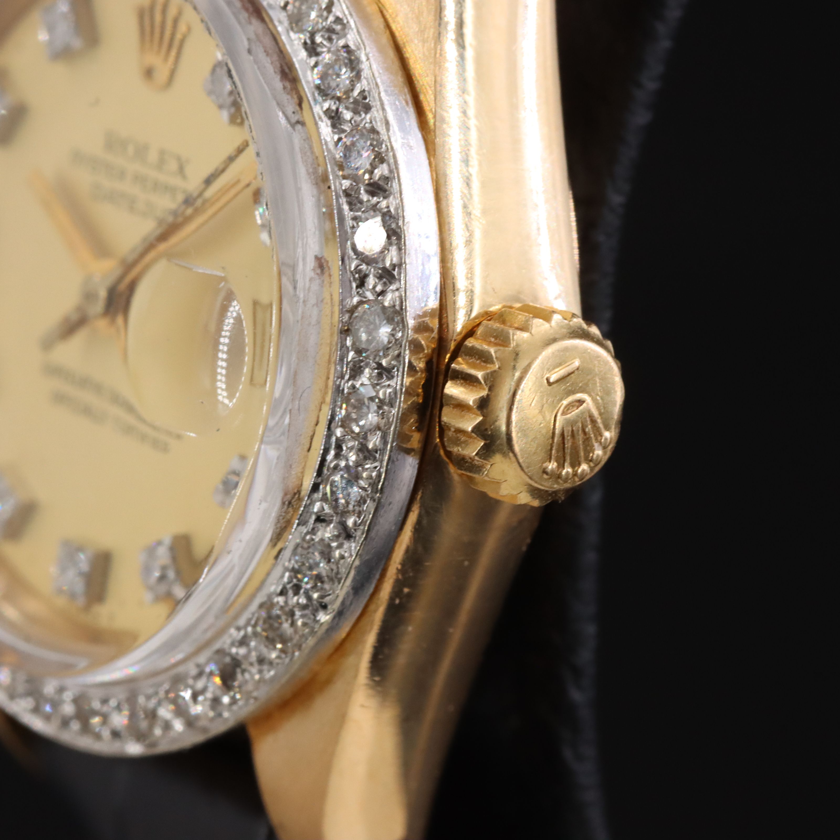 Rolex Datejust 6917 Custom Diamond Vintage Watch c.1982