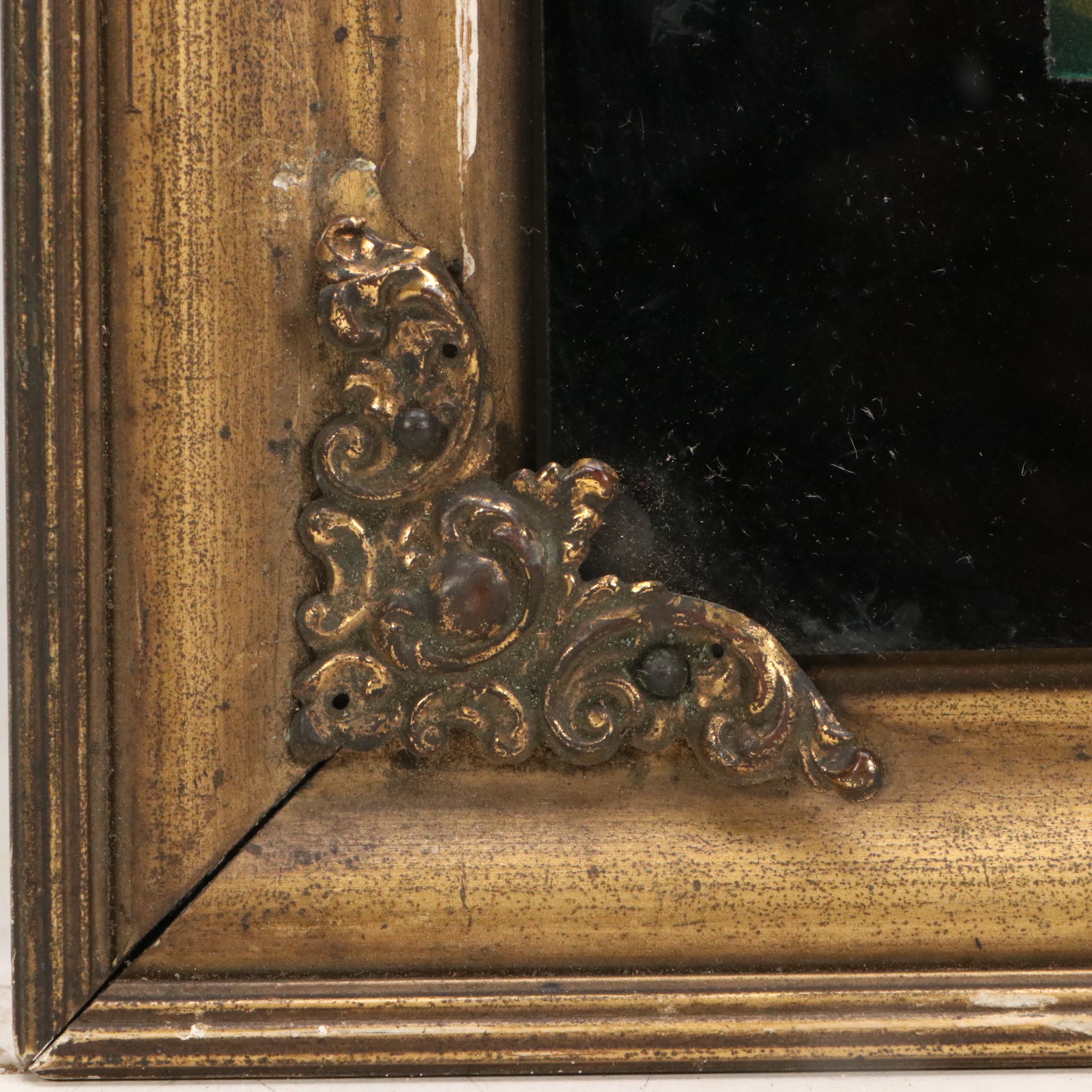 Reverse Glass Halftone of Pope Leo XIII, Circa 1900