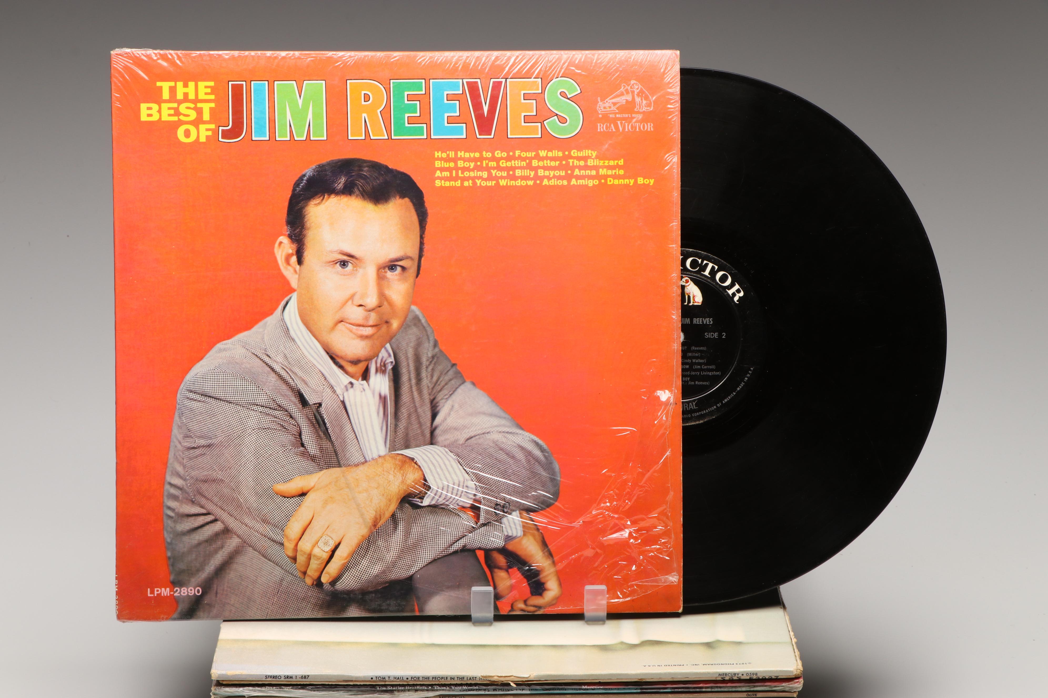 Charlie Rich, Jim Reeves, and More Vinyl Record Albums