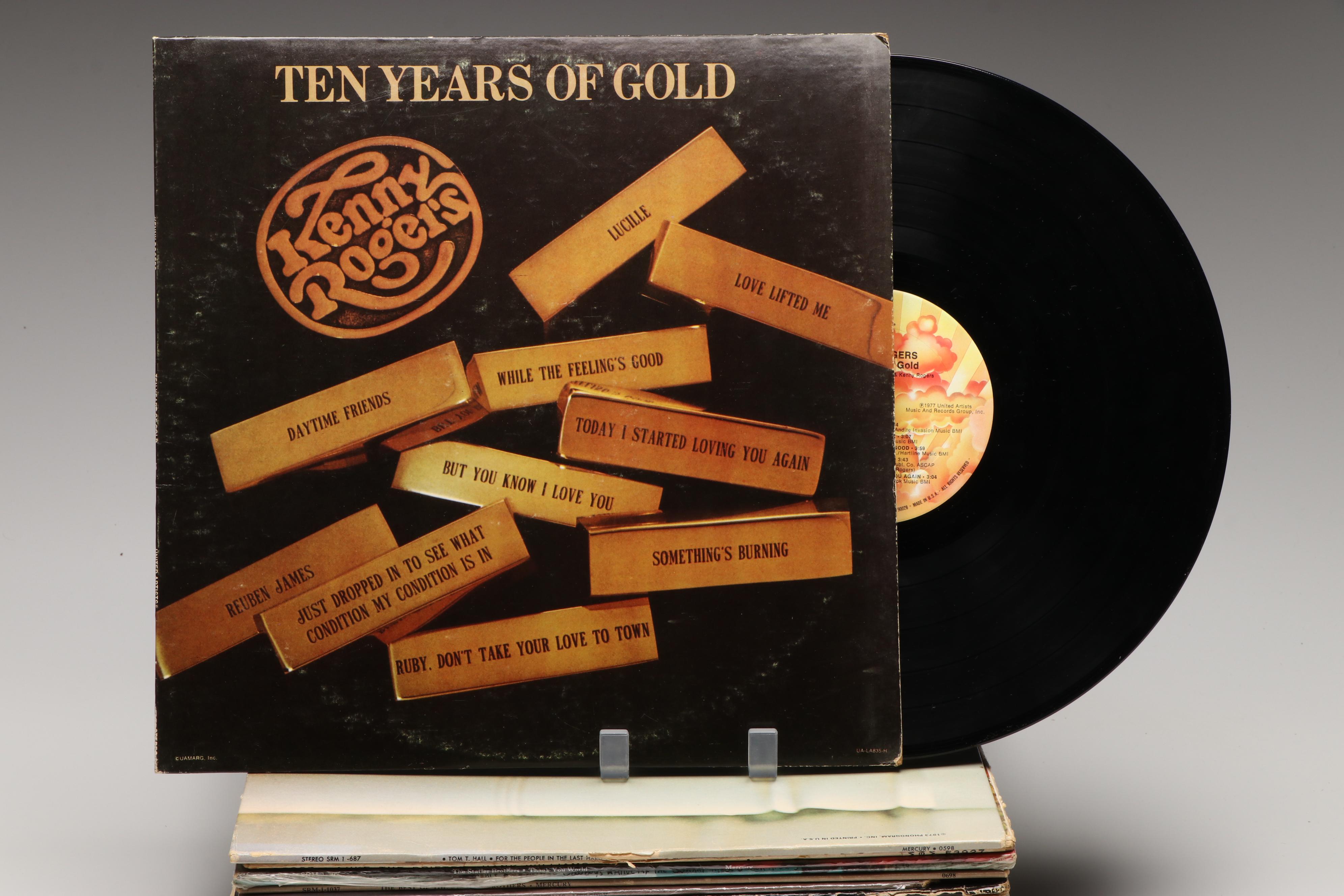 Charlie Rich, Jim Reeves, and More Vinyl Record Albums