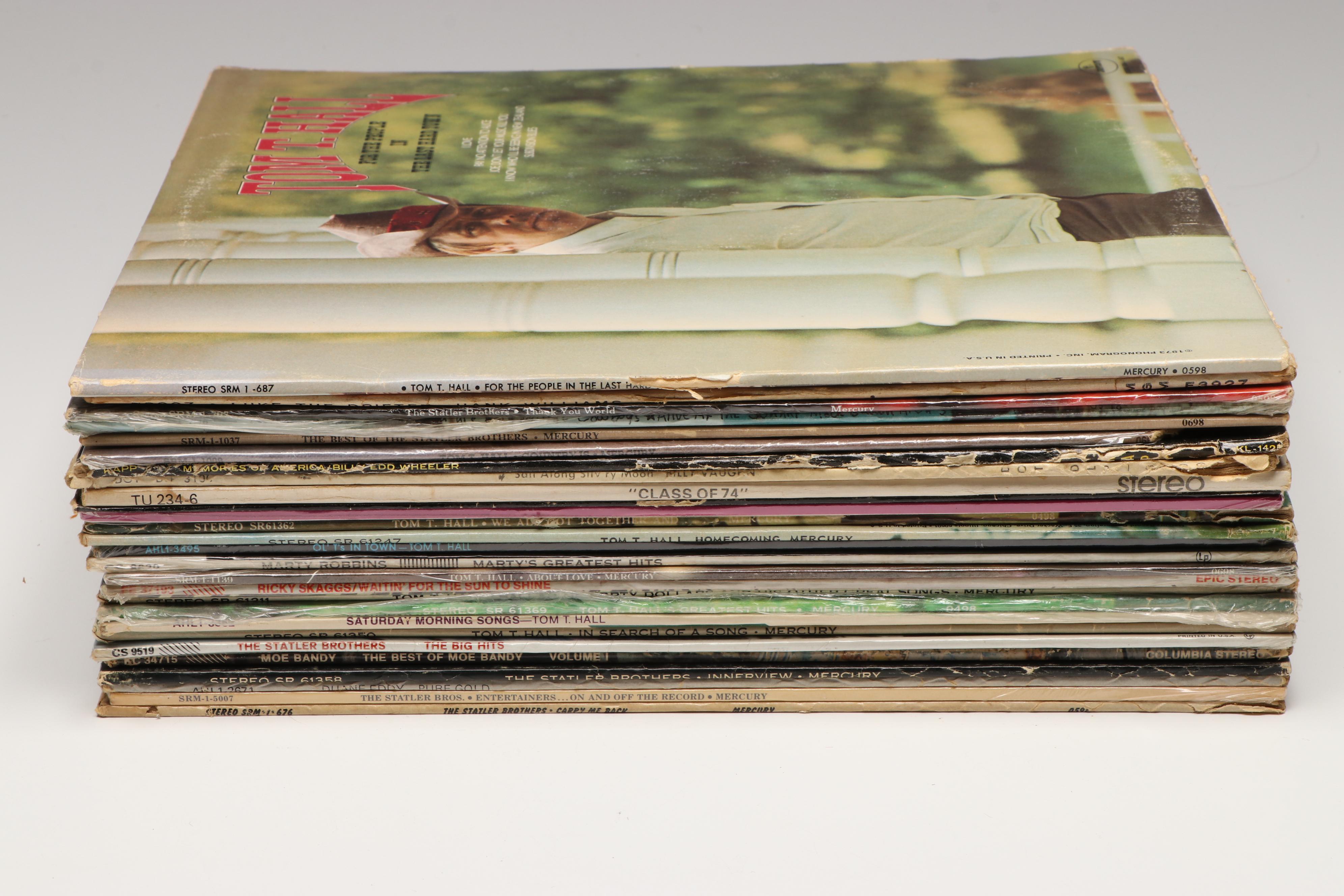 Charlie Rich, Jim Reeves, and More Vinyl Record Albums