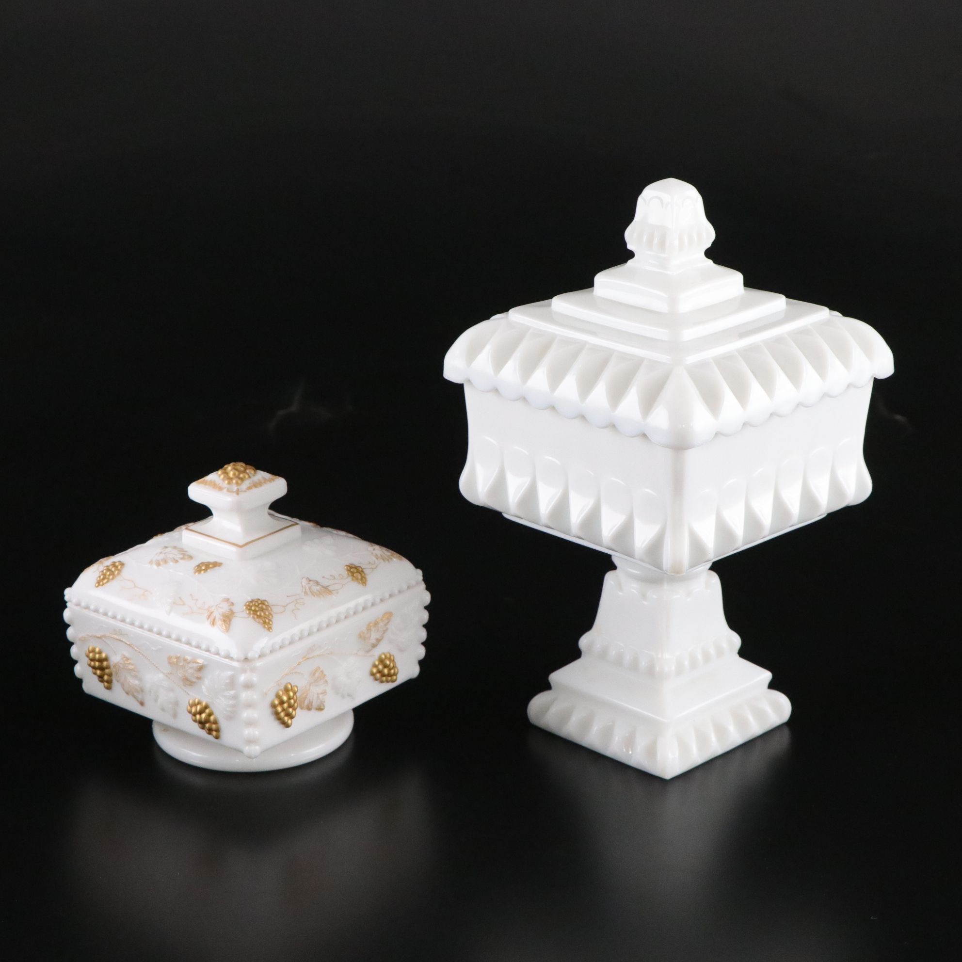 Westmoreland, McKee and Indiana Milk Glass Candy Dishes, Serveware and More