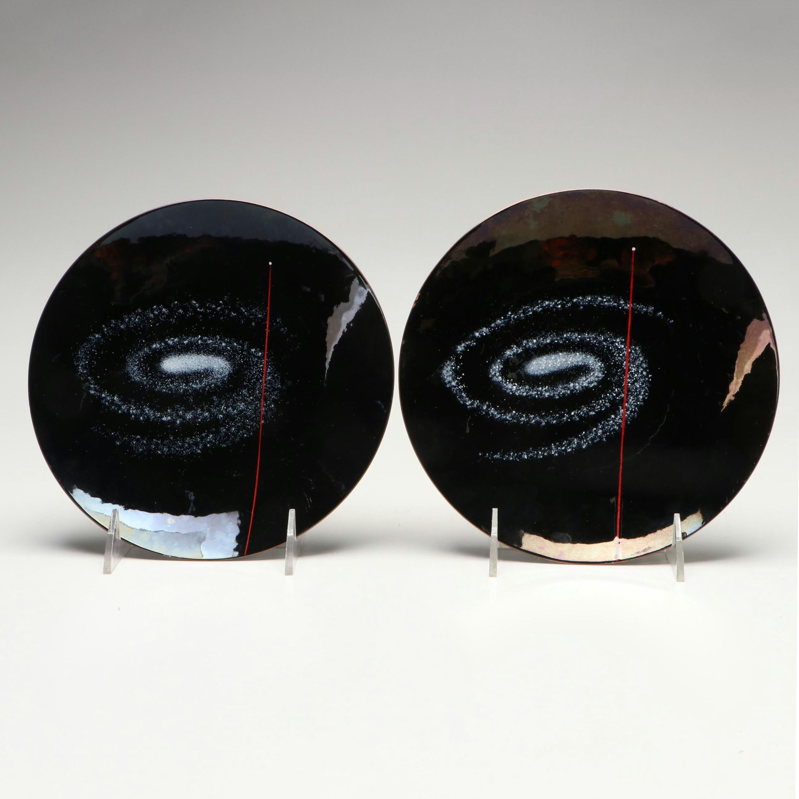 Alexander for General Dynamic "Galaxy" Enameled Copper Plates