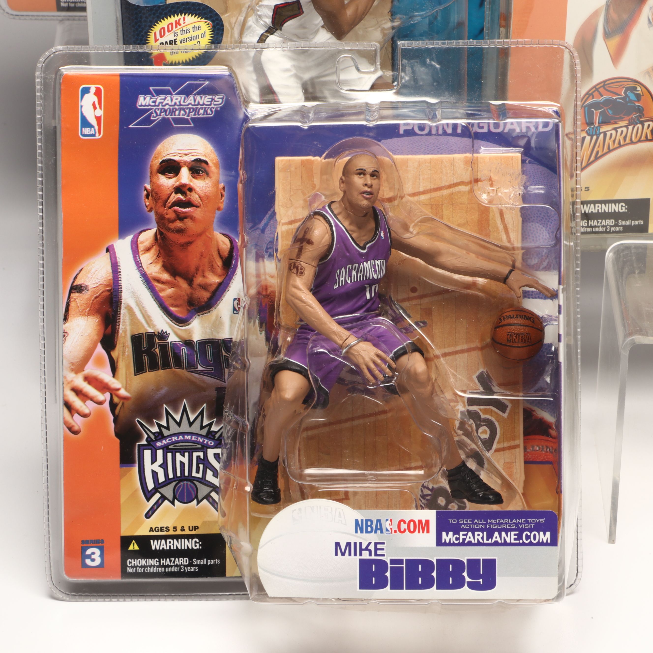 McFarlane Carmelo Anthony, Chris Webber, Mike Bibby and Other Action Figures