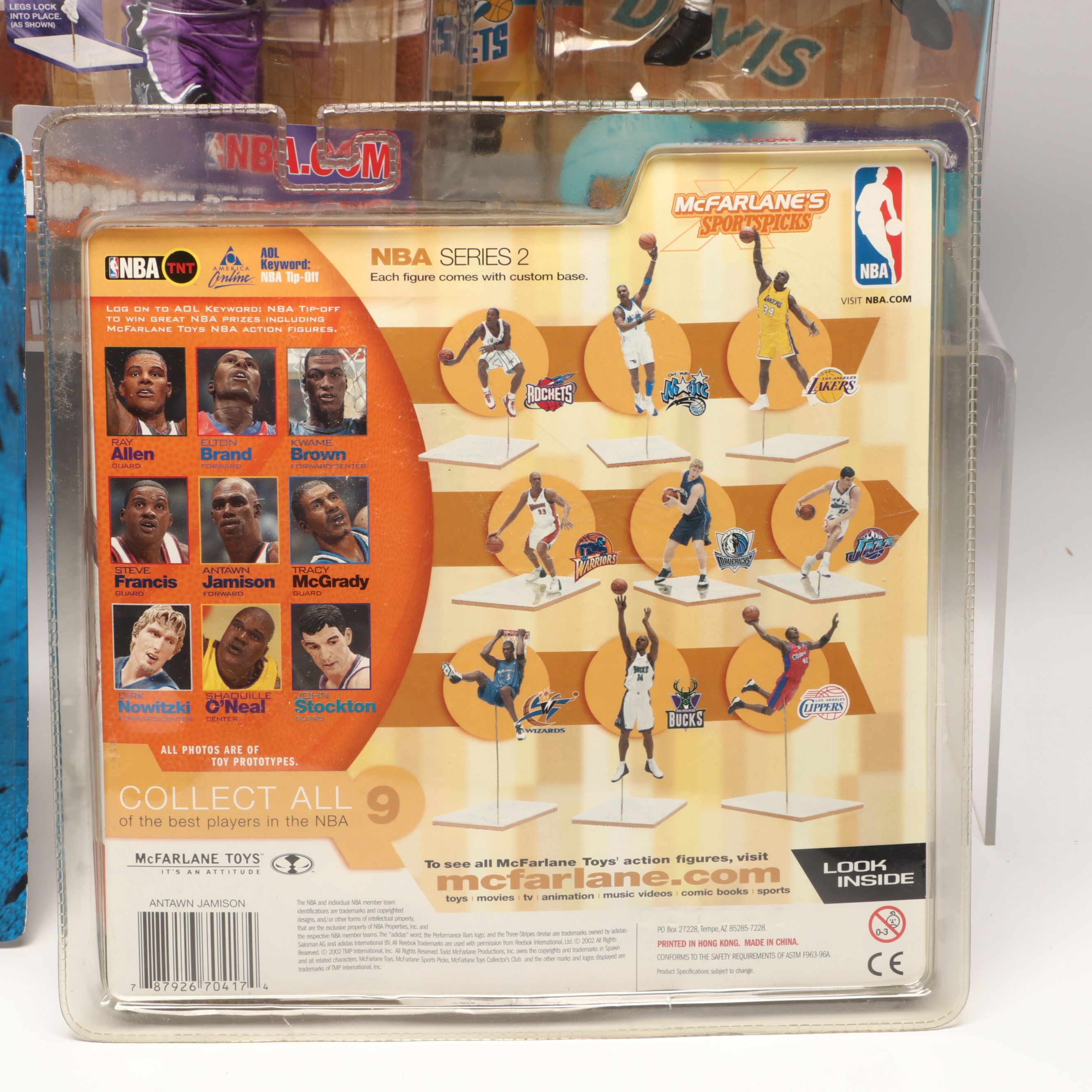 McFarlane Carmelo Anthony, Chris Webber, Mike Bibby and Other Action Figures