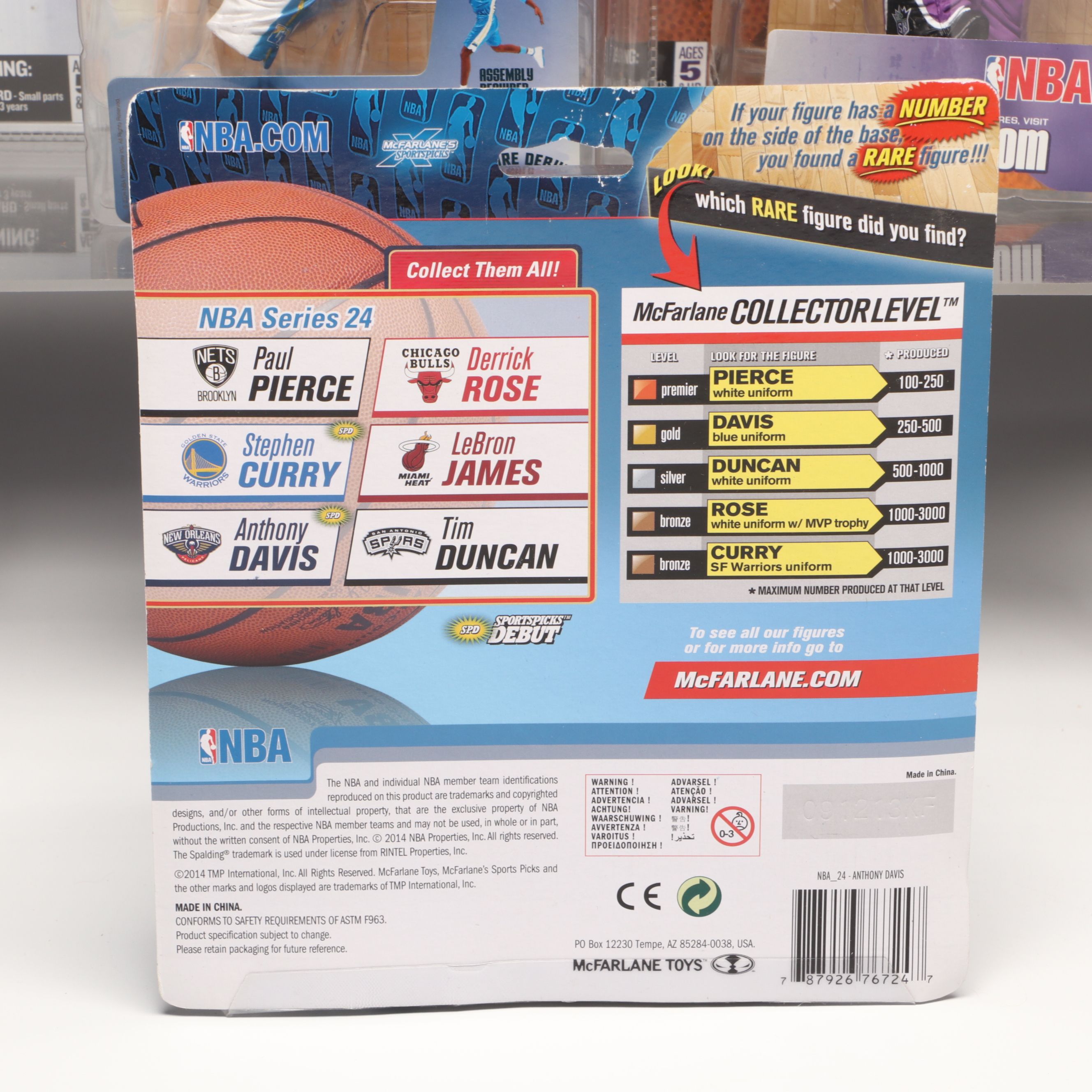 McFarlane Carmelo Anthony, Chris Webber, Mike Bibby and Other Action Figures