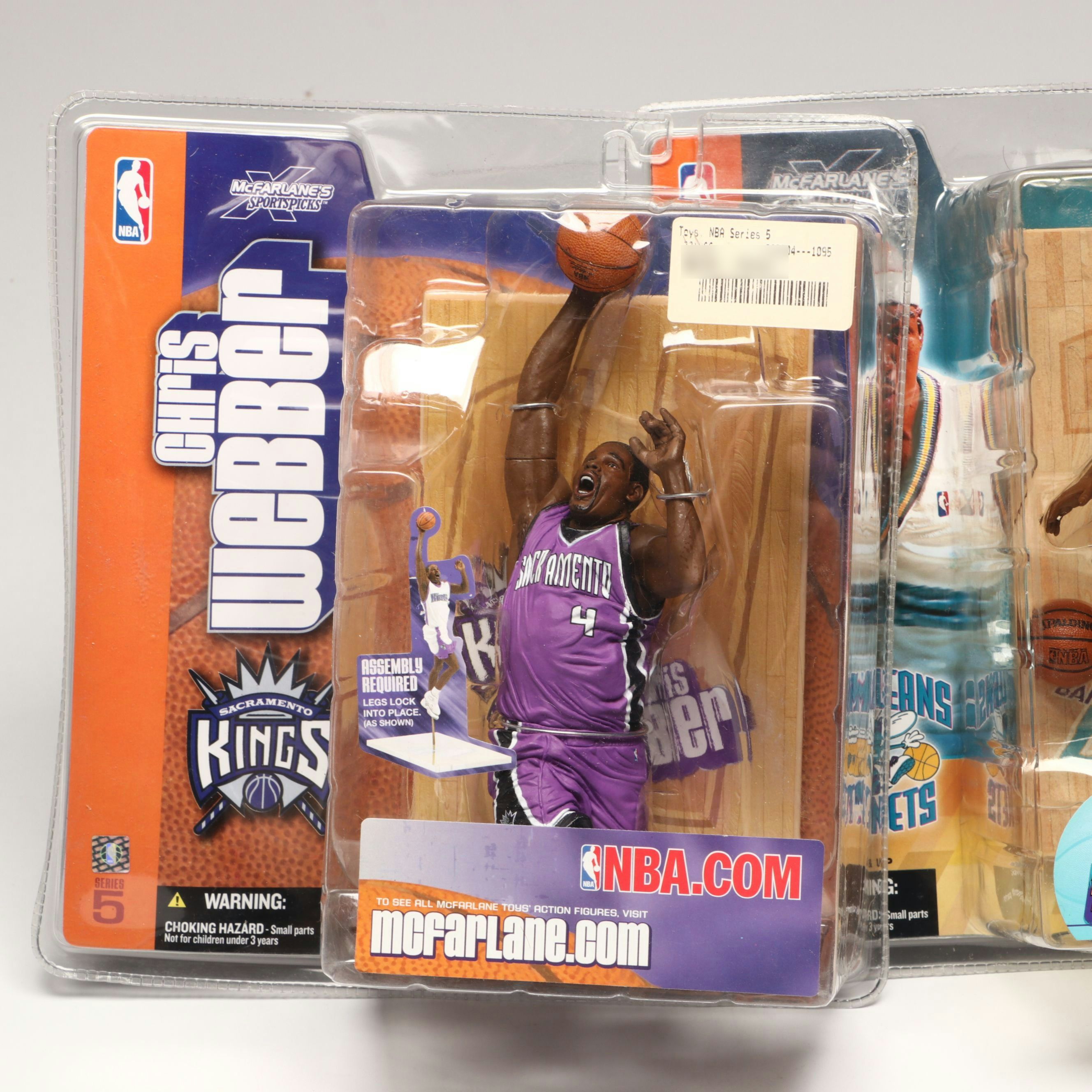 McFarlane Carmelo Anthony, Chris Webber, Mike Bibby and Other Action Figures