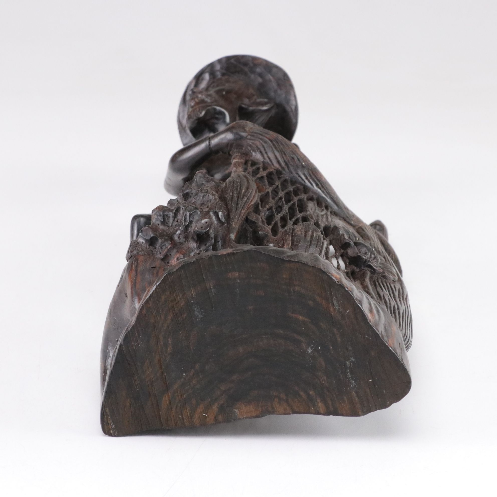 Pair of Chinese Fisherman Statues